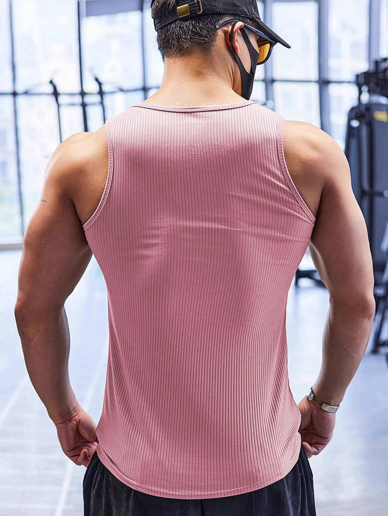 Camiseta Regata Masculina Casual Versátil Design Simples Camiseta Regata Masculina Casual Versátil Design Simples