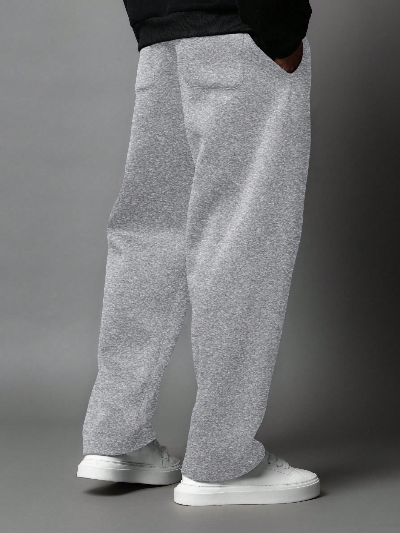 Calça Masculina Wide Leg Com Estampa Lateral Streetwear Calça Masculina Wide Leg Com Estampa Lateral Streetwear