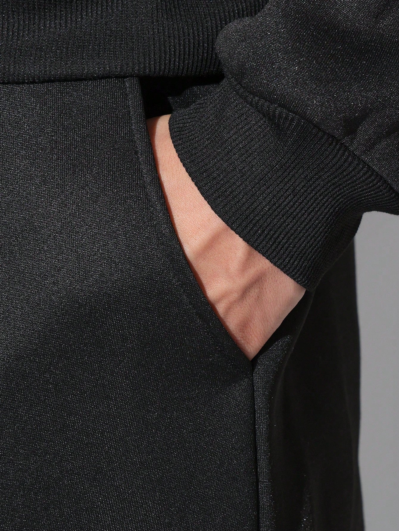 Conjunto Masculino Moletom Com Capuz E Calça Jogger Cós Ajustável Conjunto Masculino Moletom Com Capuz E Calça Jogger