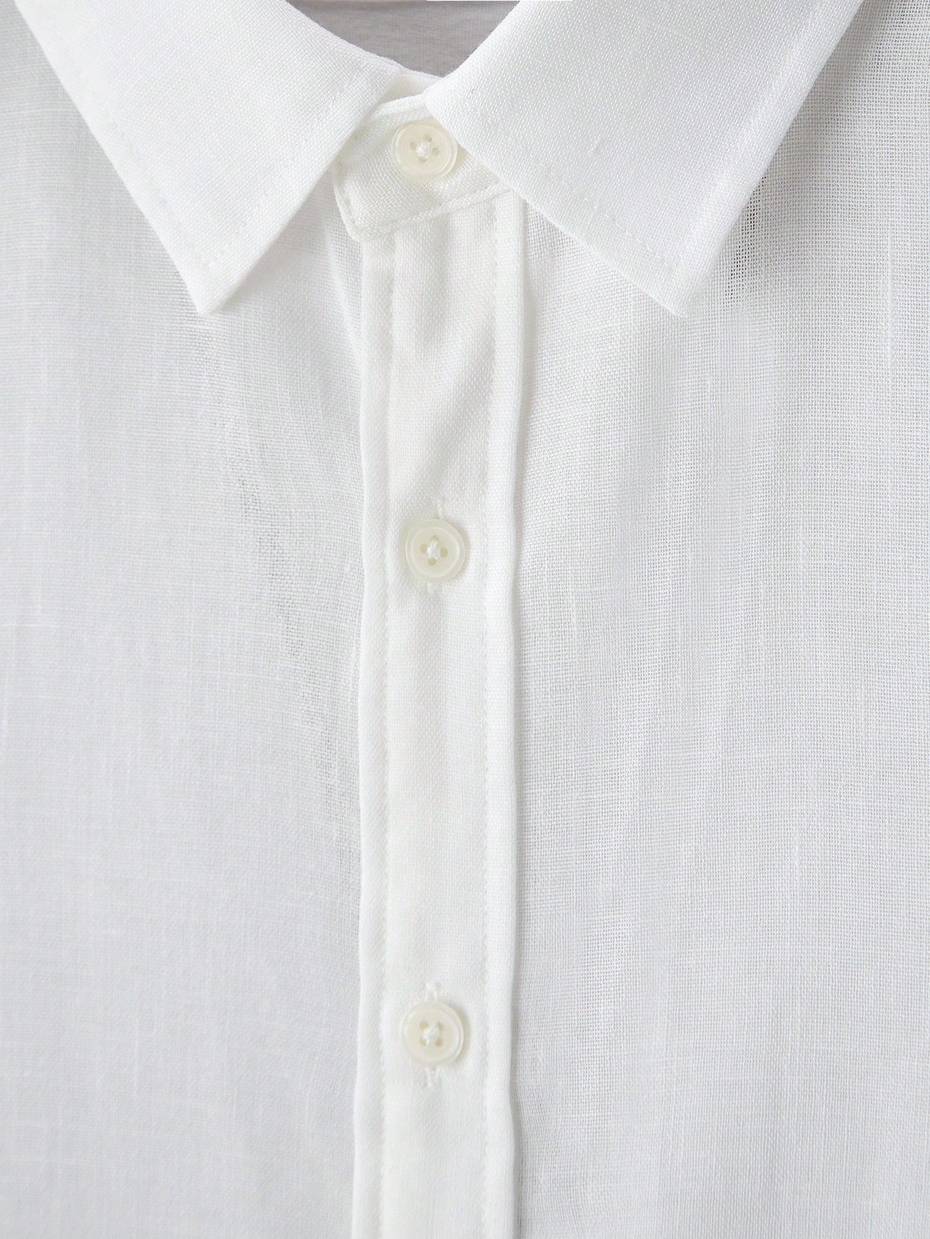 Camisa Masculina De Botão Manga Longa Caimento Relaxado Camisa Masculina De Botão Manga Longa Caimento Relaxado