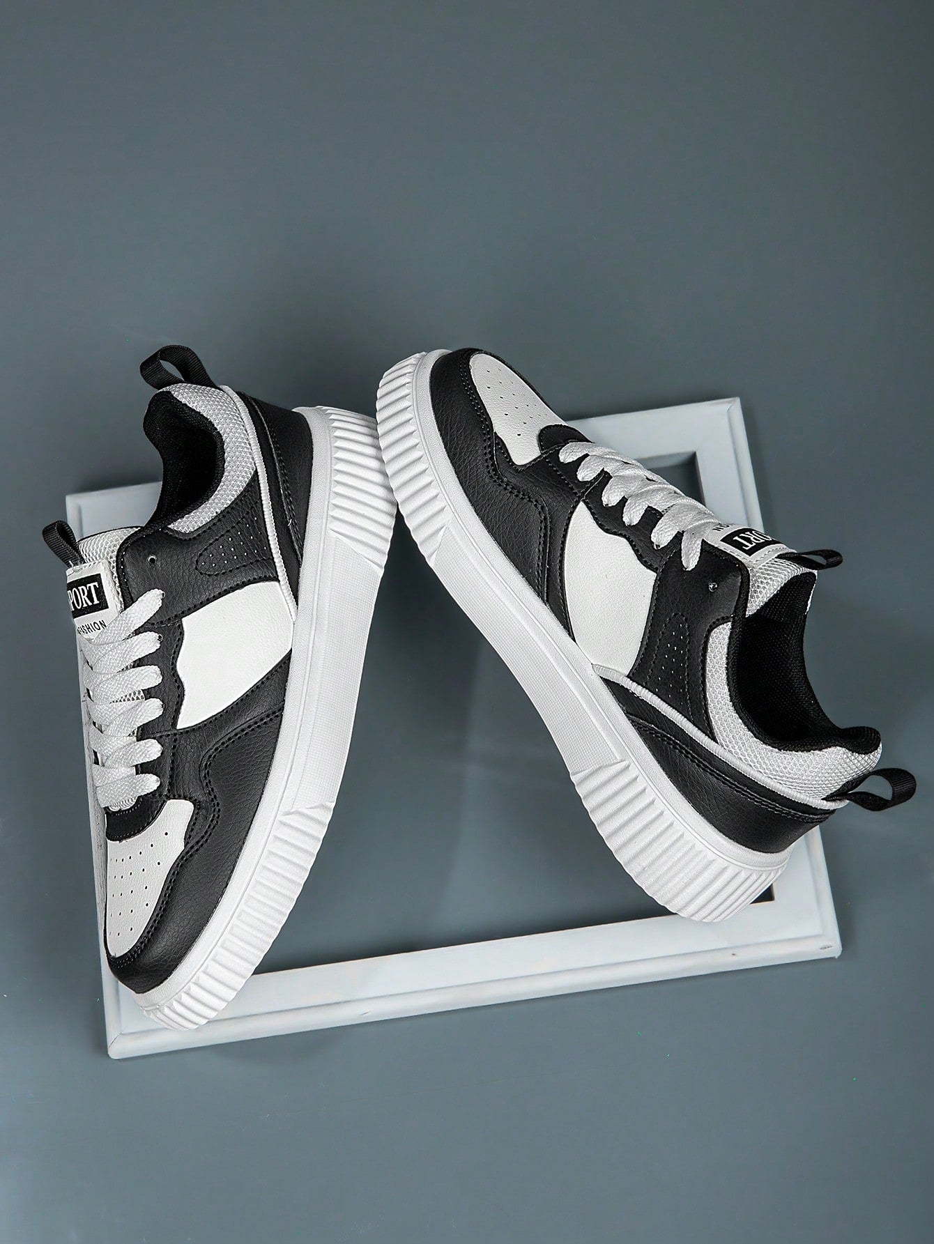 Tênis Masculino Casual Street Design Moderno Leve Preto / 36 Tênis Masculino Casual Street Design Moderno Leve