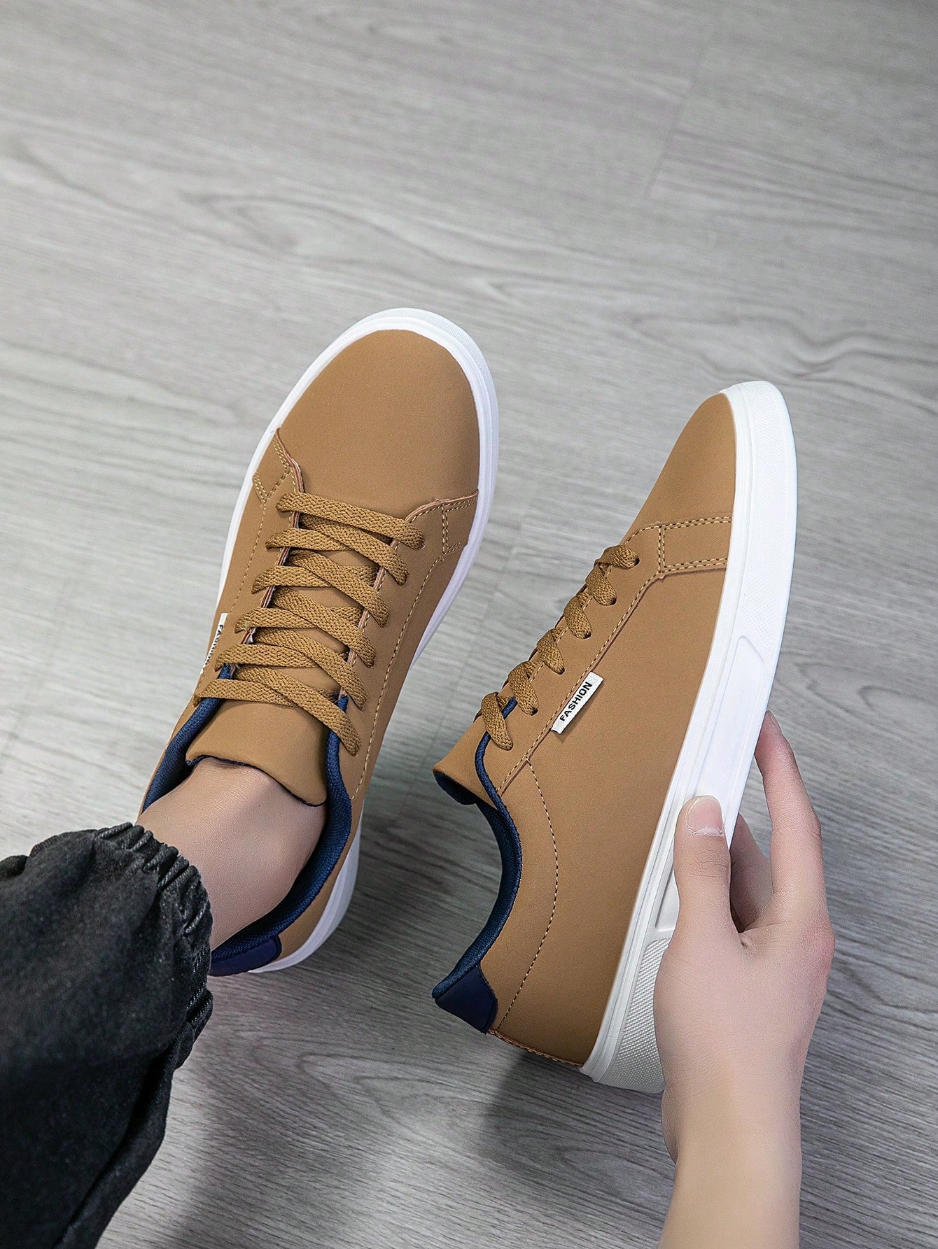 Tênis Masculino Solado Seguro Durável Estilo Street Cadarço Tênis Masculino Solado Seguro Durável Estilo Street Cadarço