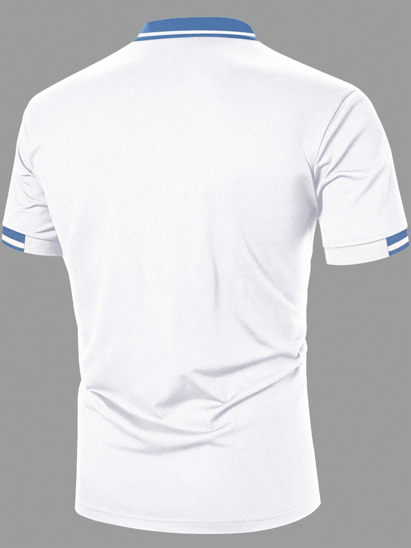 Camisa Polo Masculina Detalhe Contrastante Textura Fina Camisa Polo Masculina Detalhe Contrastante Textura Fina