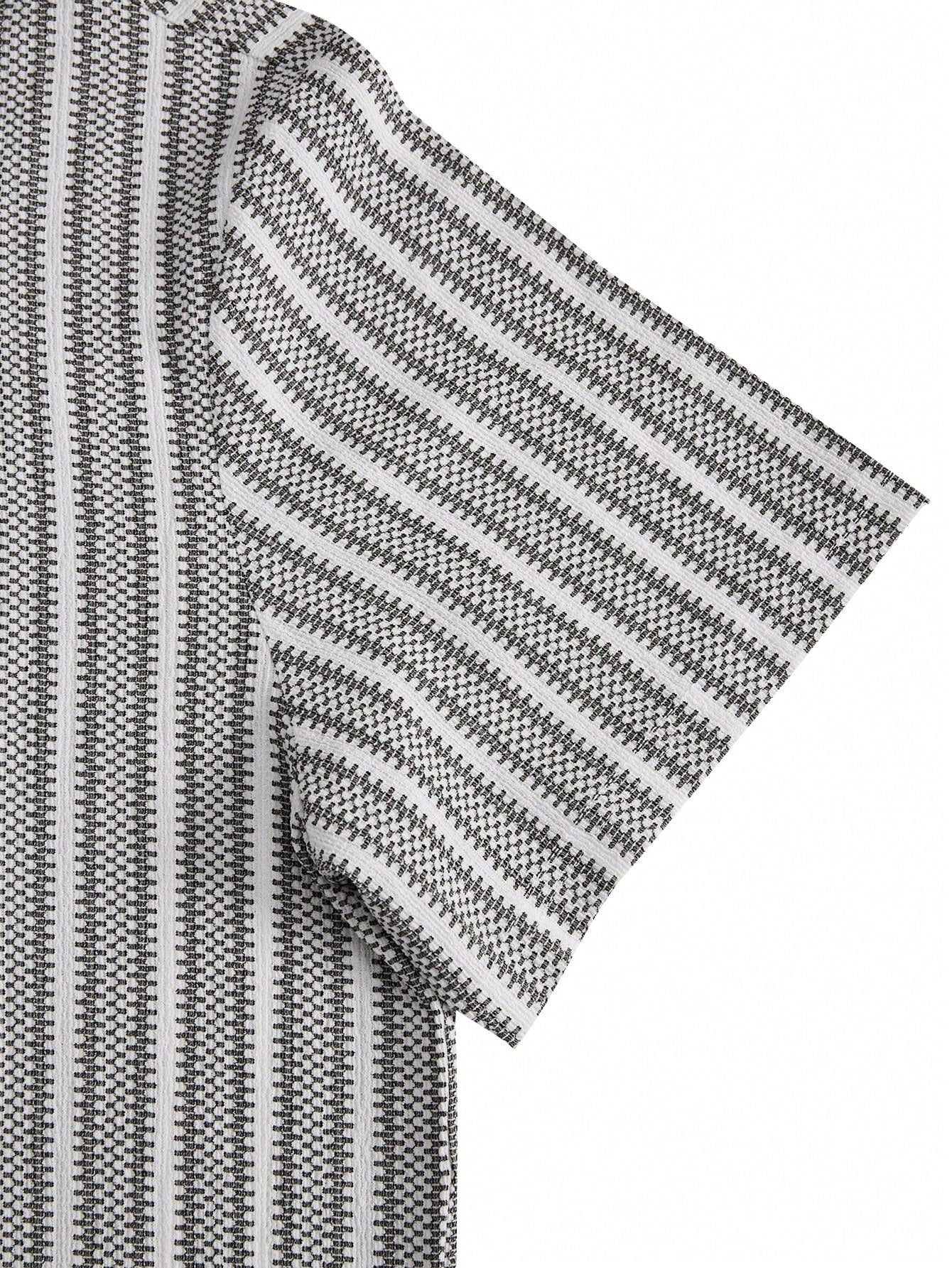 Camisa Polo Masculina Casual Manga Raglan Estampa Xadrez Camisa Polo Masculina Casual Manga Raglan Estampa Xadrez