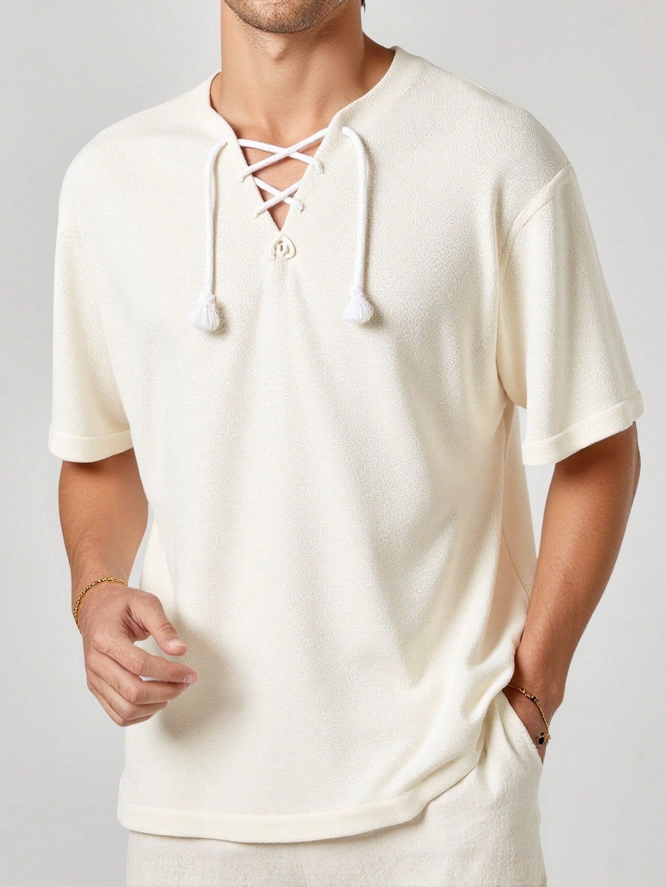 Camiseta Masculina Slim Manga Raglan Estilo Casual Verão Branco / PP Camiseta Masculina Slim Manga Raglan Estilo Casual