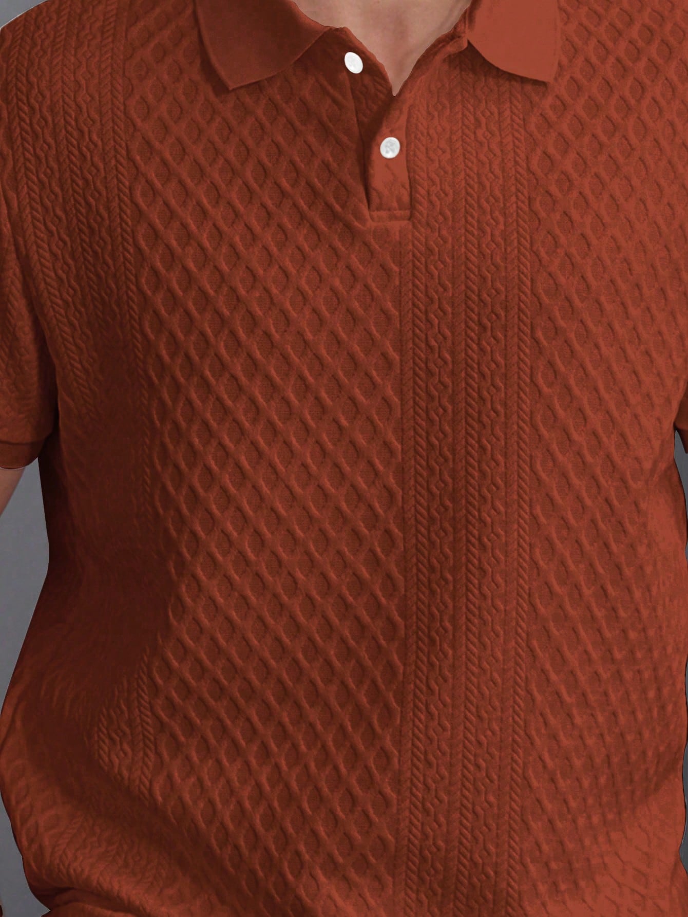 Camisa Polo Masculina Estilo Tricot Acabamento Refinado Camisa Polo Masculina Estilo Tricot Acabamento Refinado