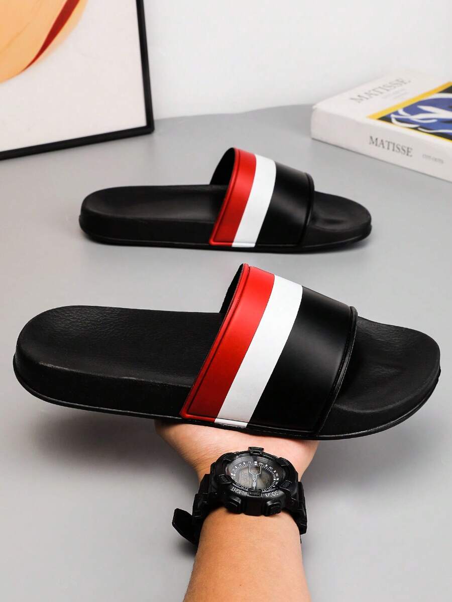 Chinelo Masculino Casual Solado Grosso Rápida Secagem Antiderrapante Chinelo Masculino Casual Solado Grosso Rápida