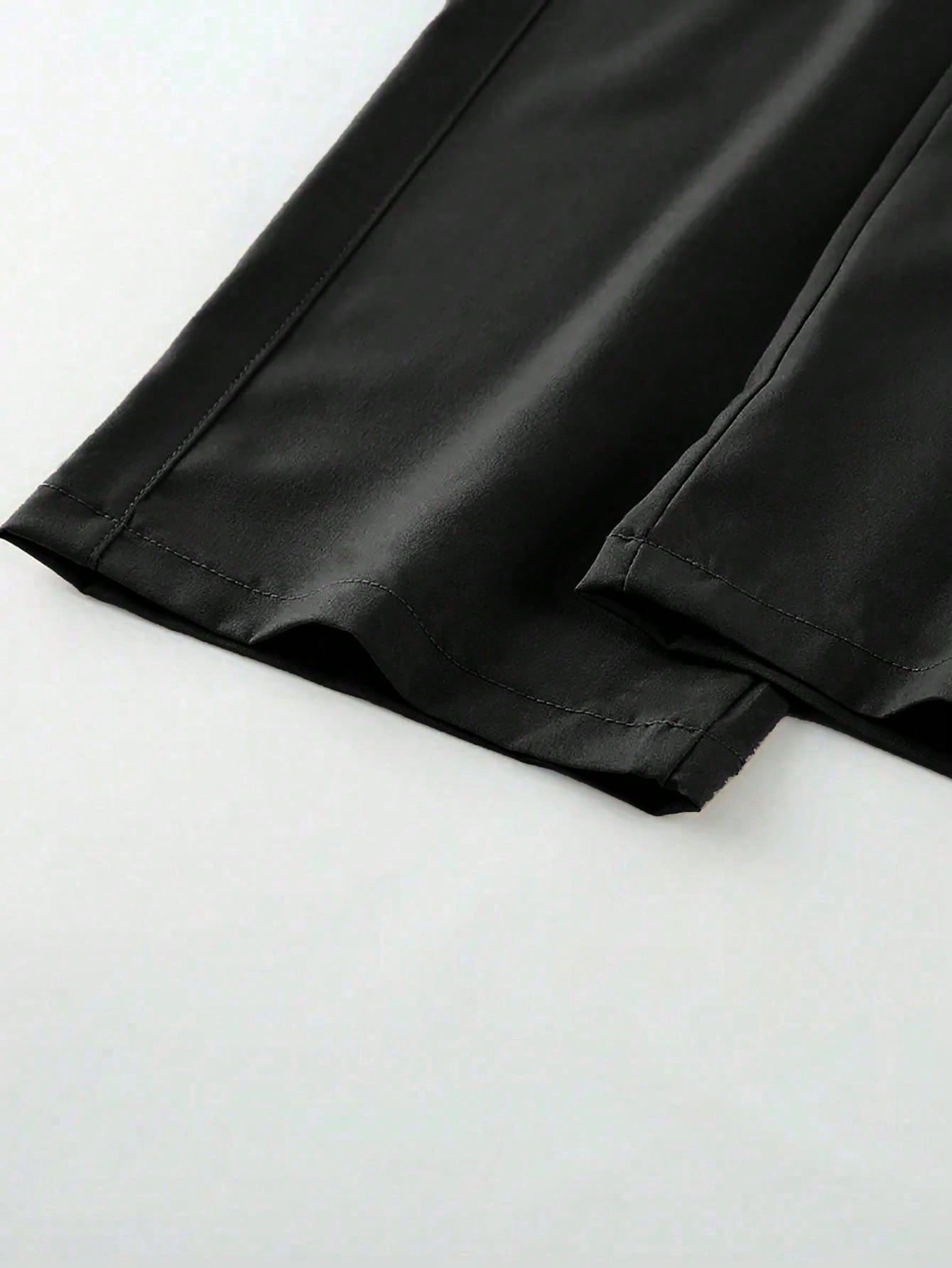 Calça Masculina Cargo Wide Leg Com Patch Bordado Calça Masculina Cargo Wide Leg Com Patch Bordado