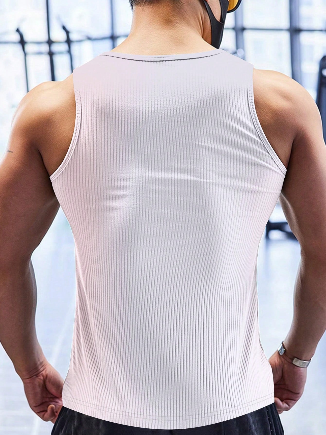 Camiseta Regata Masculina Casual Versátil Design Simples Camiseta Regata Masculina Casual Versátil Design Simples