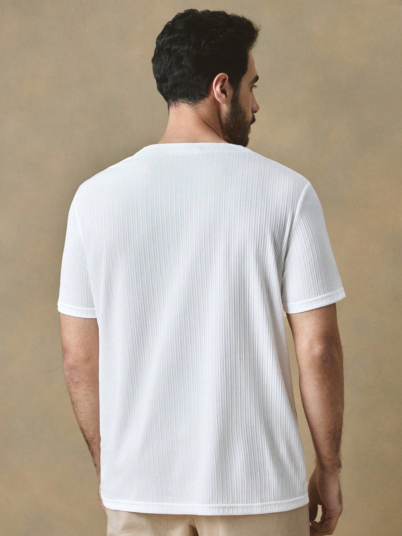 Camisa Masculina Slim Gola Italiana Textura Elegante Camisa Masculina Slim Gola Italiana Textura Elegante