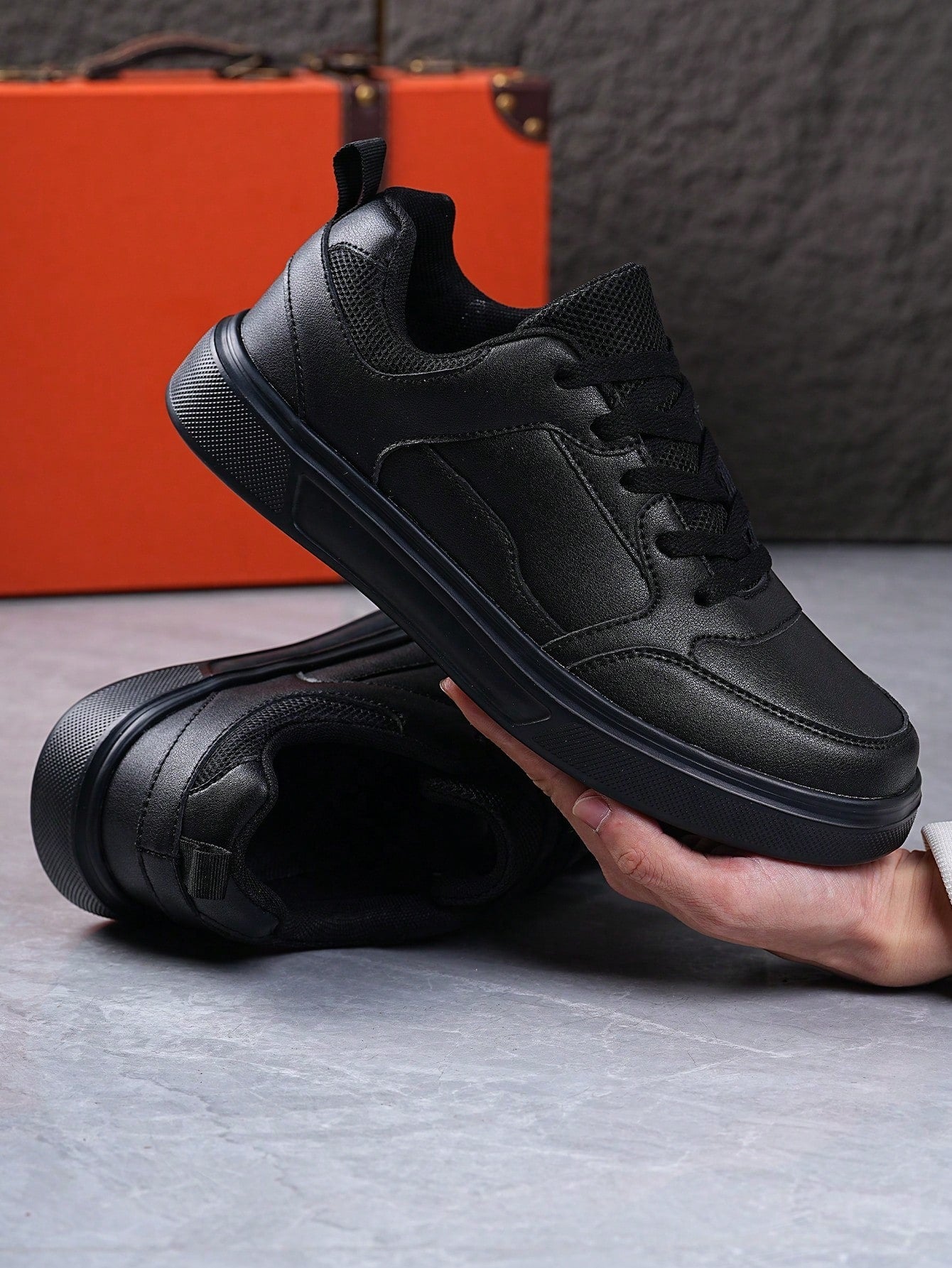 Tênis Masculino Casual Leve Respirável Tecnologia Antishock Preto / 36 Tênis Masculino Casual Leve Respirável