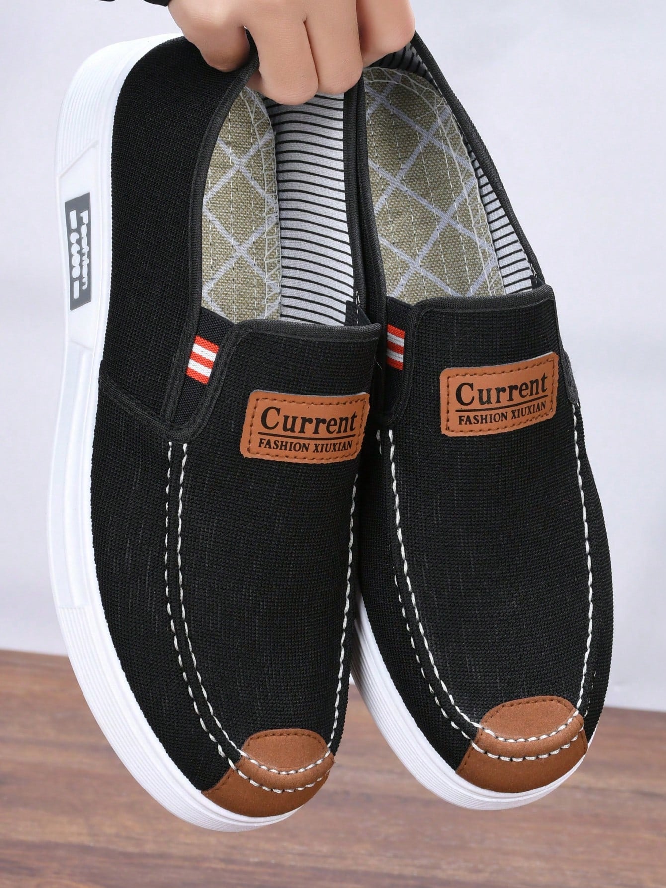 Tênis Masculino Slip-On Casual Lona Estilo Street Confortável Tênis Masculino Slip-On Casual Lona Estilo Street