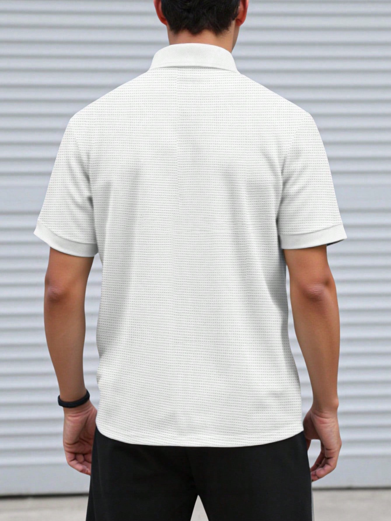 Camisa Polo Masculina Slim Textura Elegante Detalhe Nobre Camisa Polo Masculina Slim Textura Elegante Detalhe Nobre