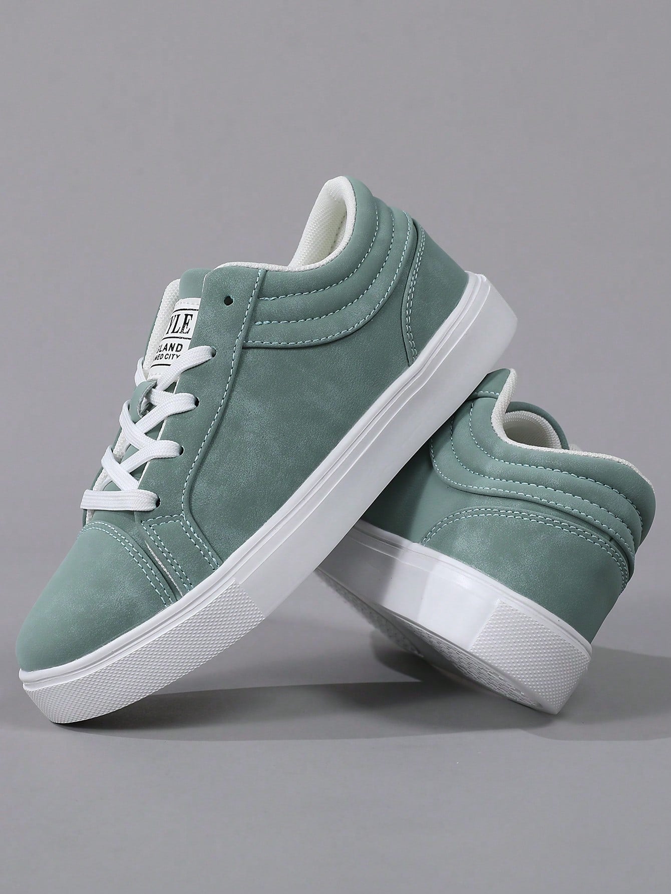 Tênis Masculino Casual Street Cadarço Couro Sintético Leve Tênis Masculino Casual Street Cadarço Couro Sintético Leve