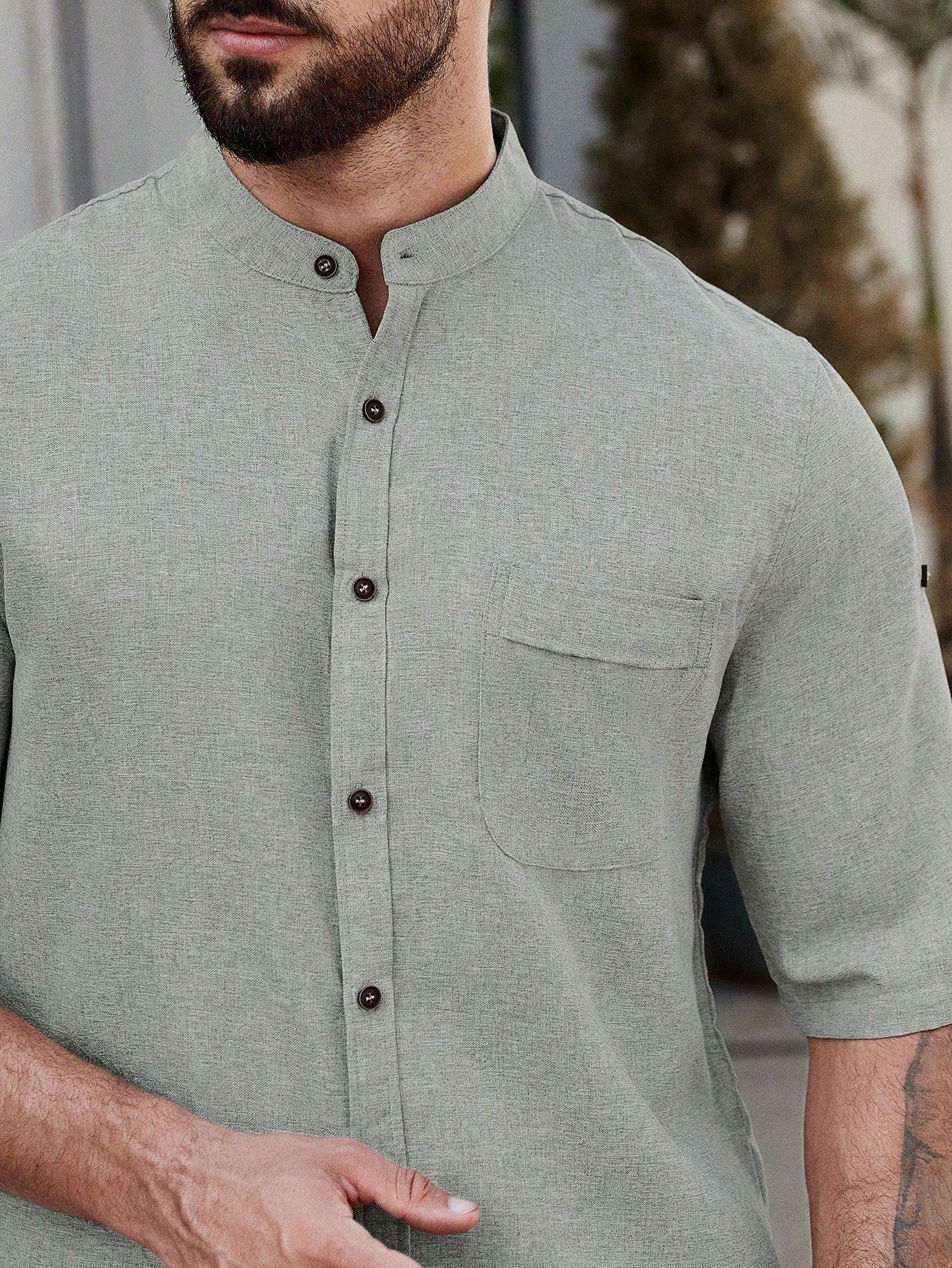 Conjunto Masculino Camisa Oversized E Calça Casual Minimalista Conjunto Masculino Camisa Oversized E Calça Casual