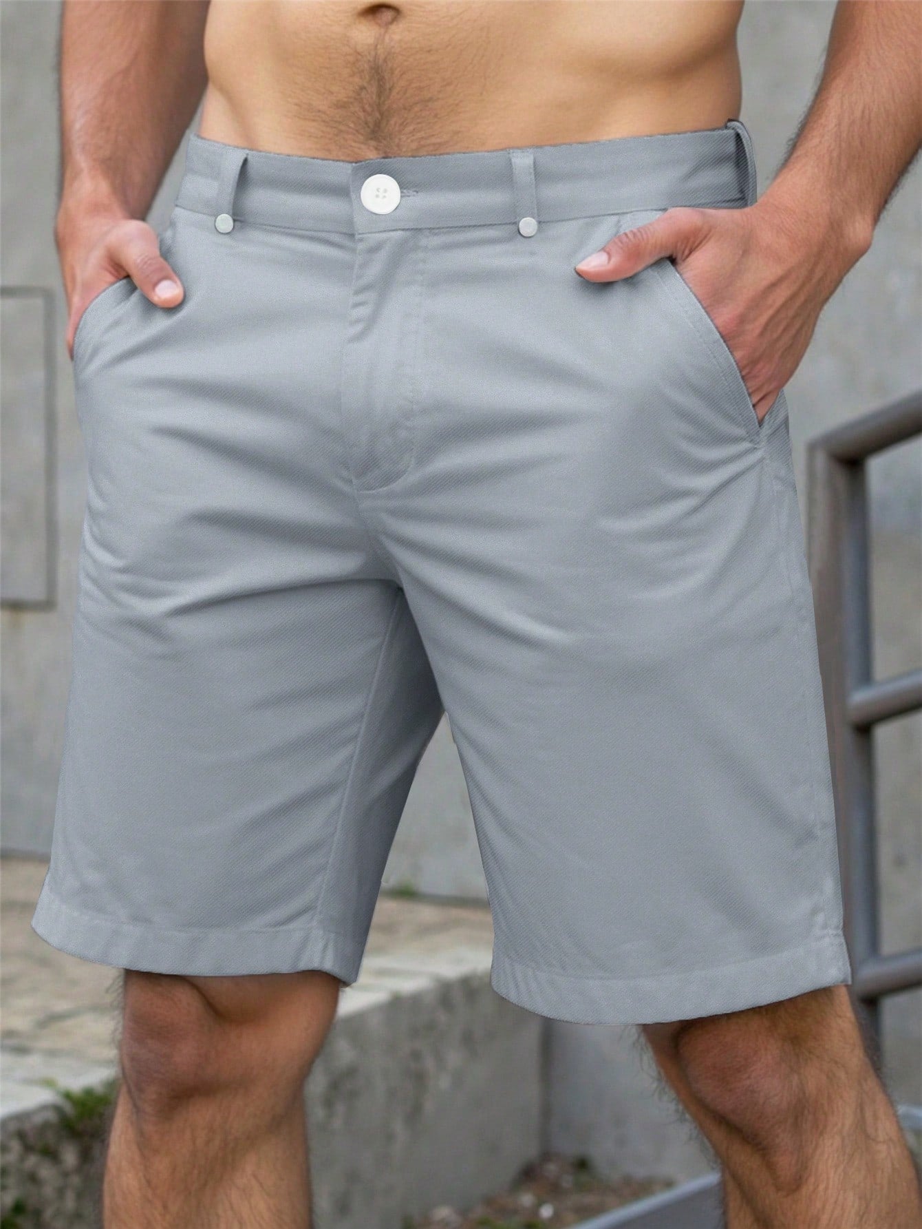 Shorts Masculino Cargo Casual Com Bolsos Funcionais Shorts Masculino Cargo Casual Com Bolsos Funcionais