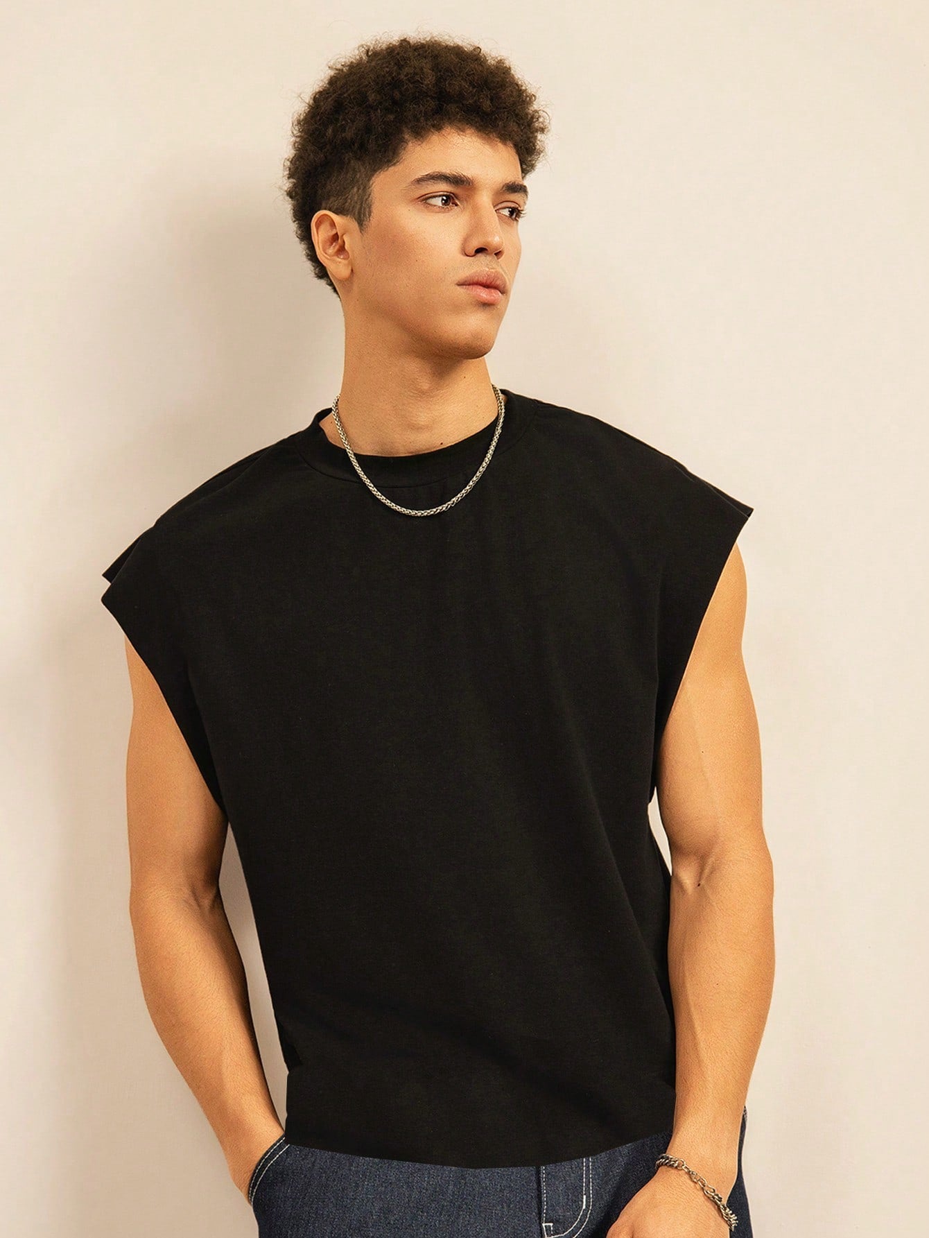 Camiseta Regata Masculina Estampa De Astrologia Alças Largas Camiseta Regata Masculina Estampa De Astrologia Alças