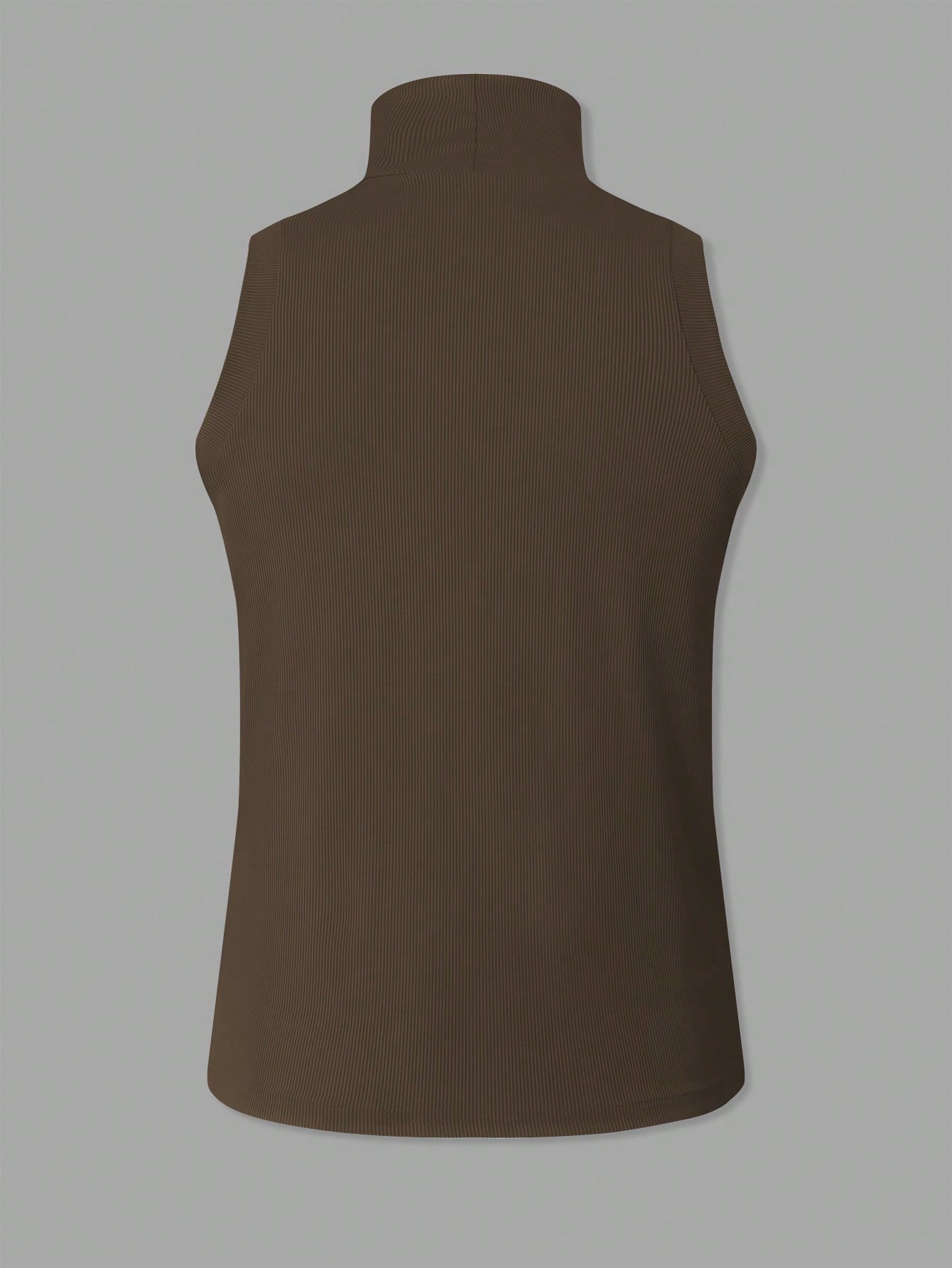 Camiseta Regata Masculina Slim Gola Alta Casual Camiseta Regata Masculina Slim Gola Alta Casual