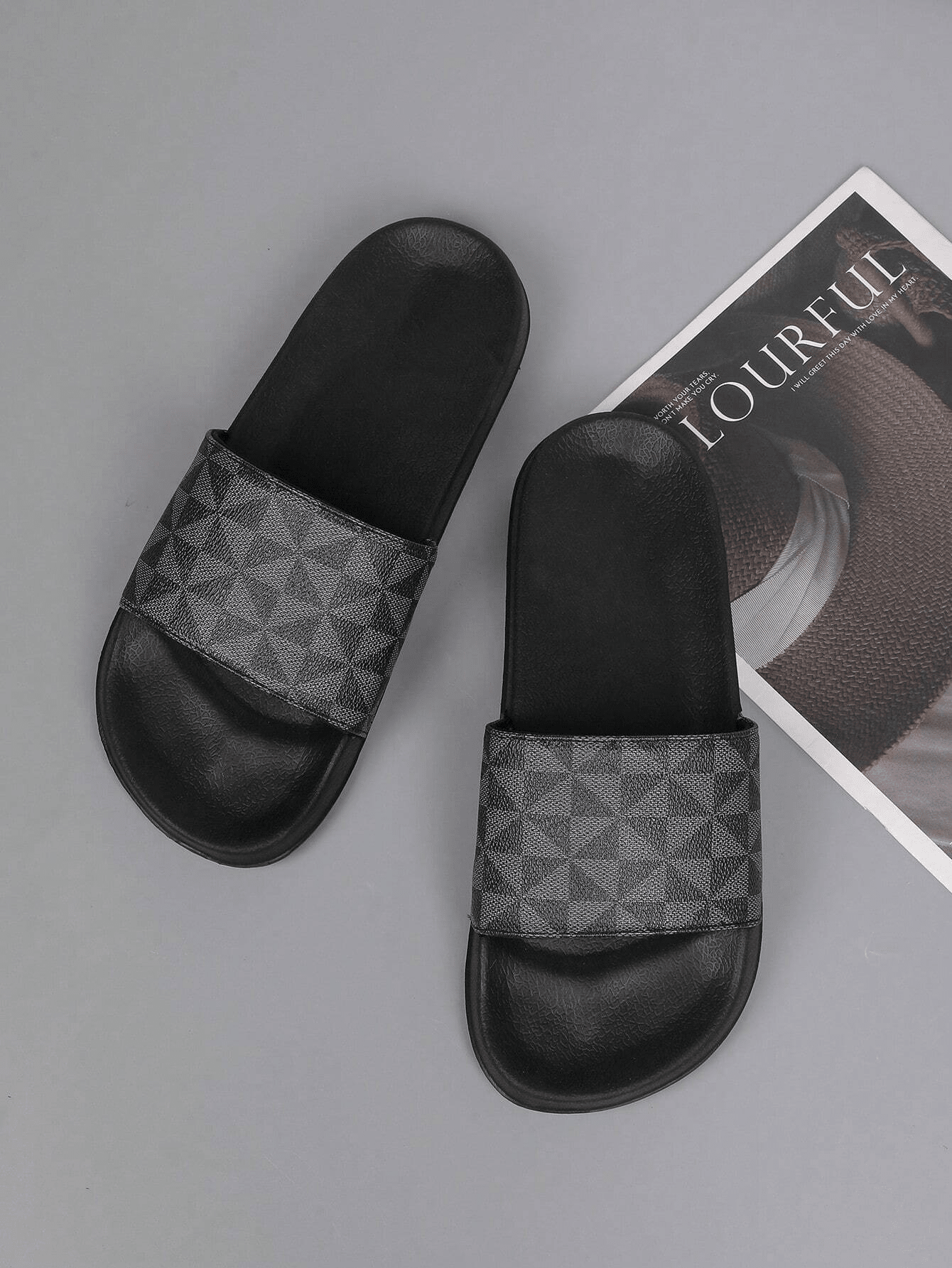 Chinelo Masculino Casual Antiderrapante Leve Fácil de Limpar Chinelo Masculino Casual Antiderrapante Leve Fácil de