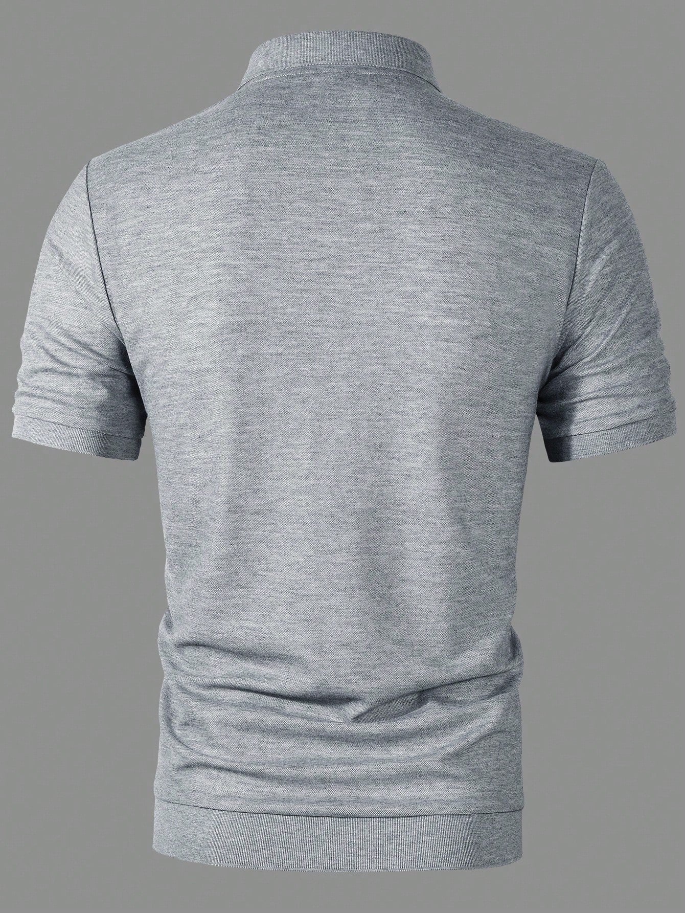 Camisa Polo Masculina Slim Listras Verticais Design Único Camisa Polo Masculina Slim Listras Verticais Design Único