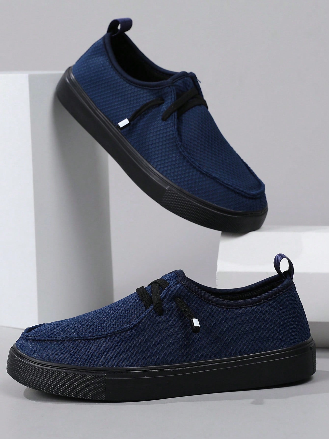 Tênis Masculino Casual Leve Slip On Malha Respirável Confortável Tênis Masculino Casual Leve Slip On Malha Respirável