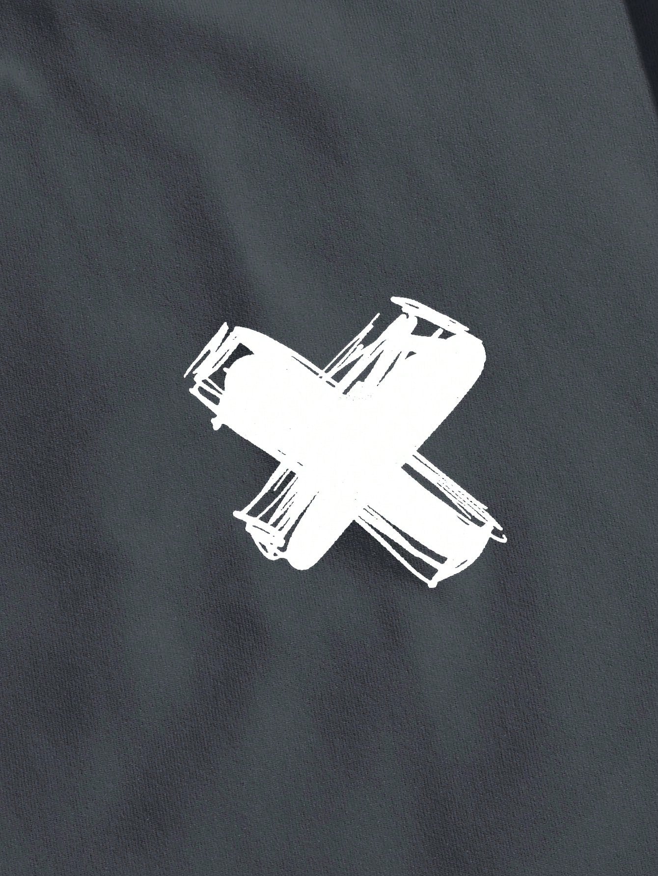 Camiseta Masculina Oversized Estampa Street Graffiti Camiseta Masculina Oversized Estampa Street Graffiti