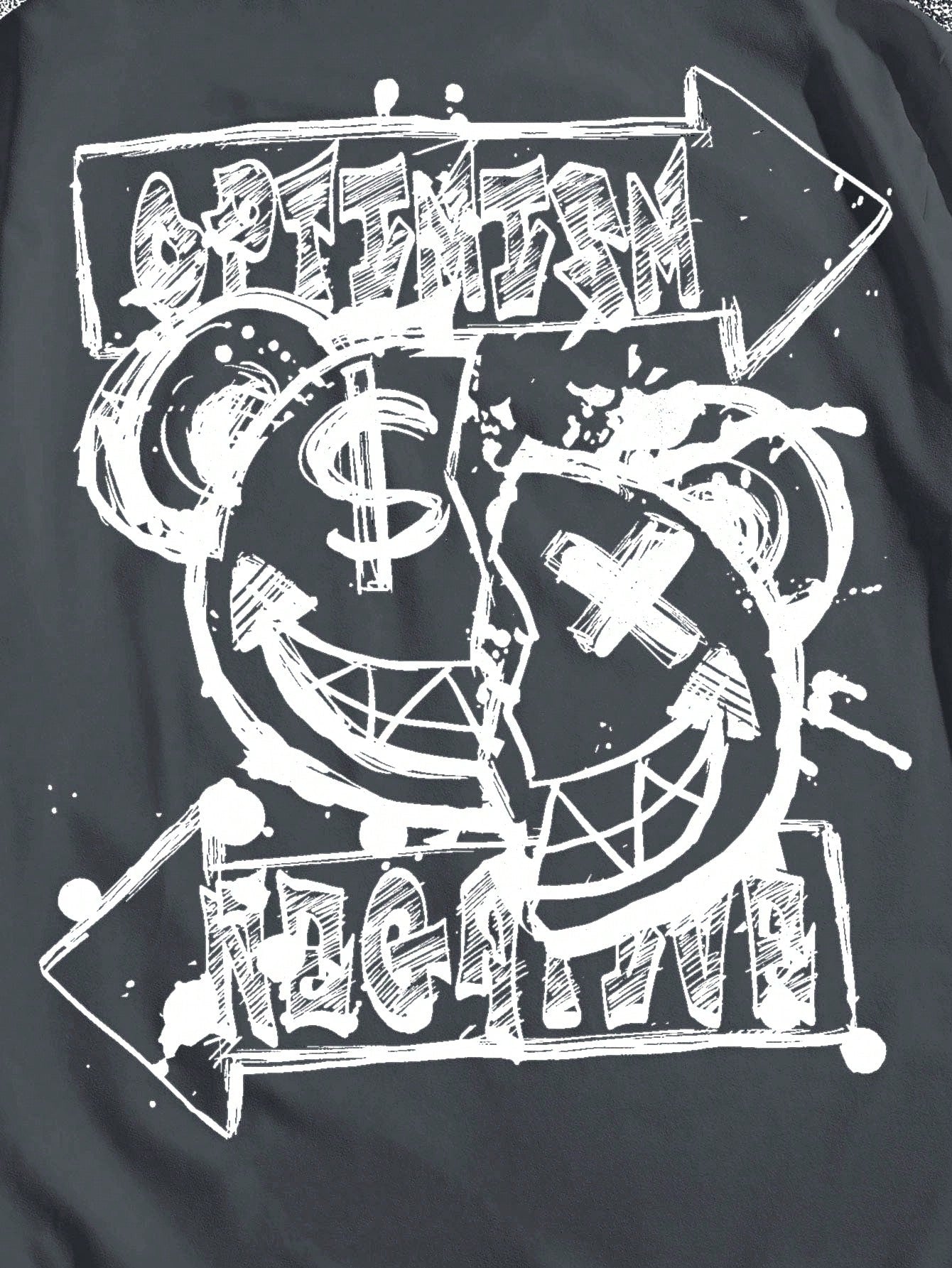 Camiseta Masculina Oversized Estampa Street Graffiti Camiseta Masculina Oversized Estampa Street Graffiti