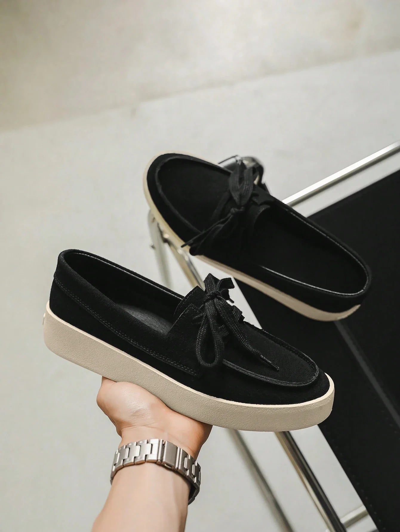 Mocassim Masculino Casual Street Solado Alto Confortável Mocassim Masculino Casual Street Solado Alto Confortável