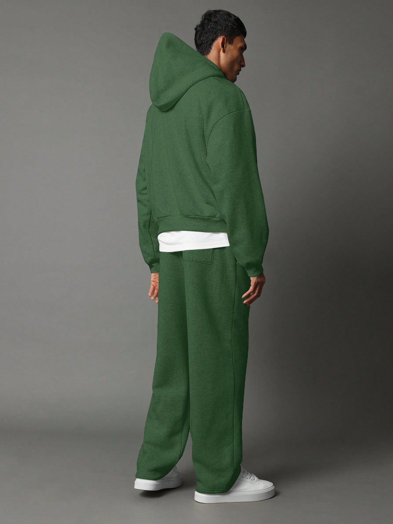 Conjunto Masculino Moletom Com Capuz E Calça Jogger Minimalista Conjunto Masculino Moletom Com Capuz E Calça Jogger