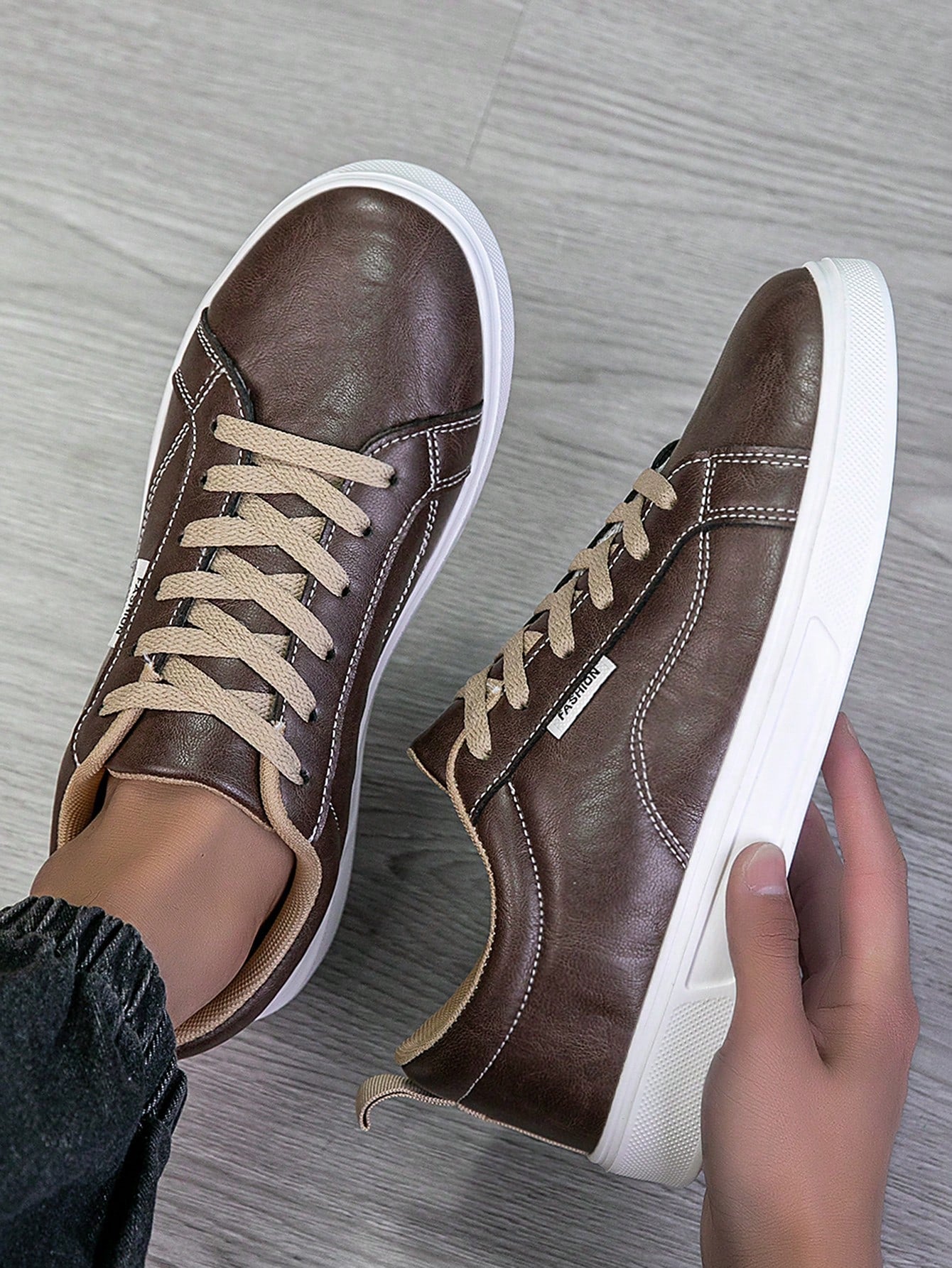 Tênis Masculino Solado Seguro Durável Estilo Street Cadarço Tênis Masculino Solado Seguro Durável Estilo Street Cadarço