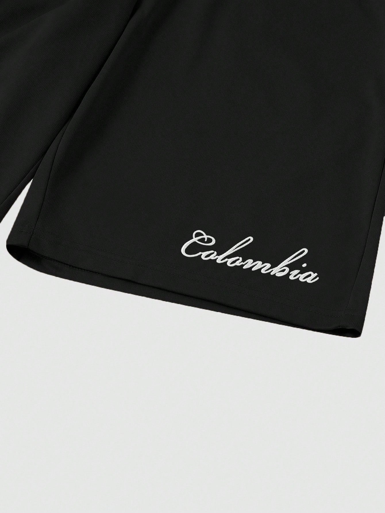 Conjunto Masculino Camiseta Casual E Shorts Com Cós Ajustável Conjunto Masculino Camiseta Casual E Shorts Com Cós