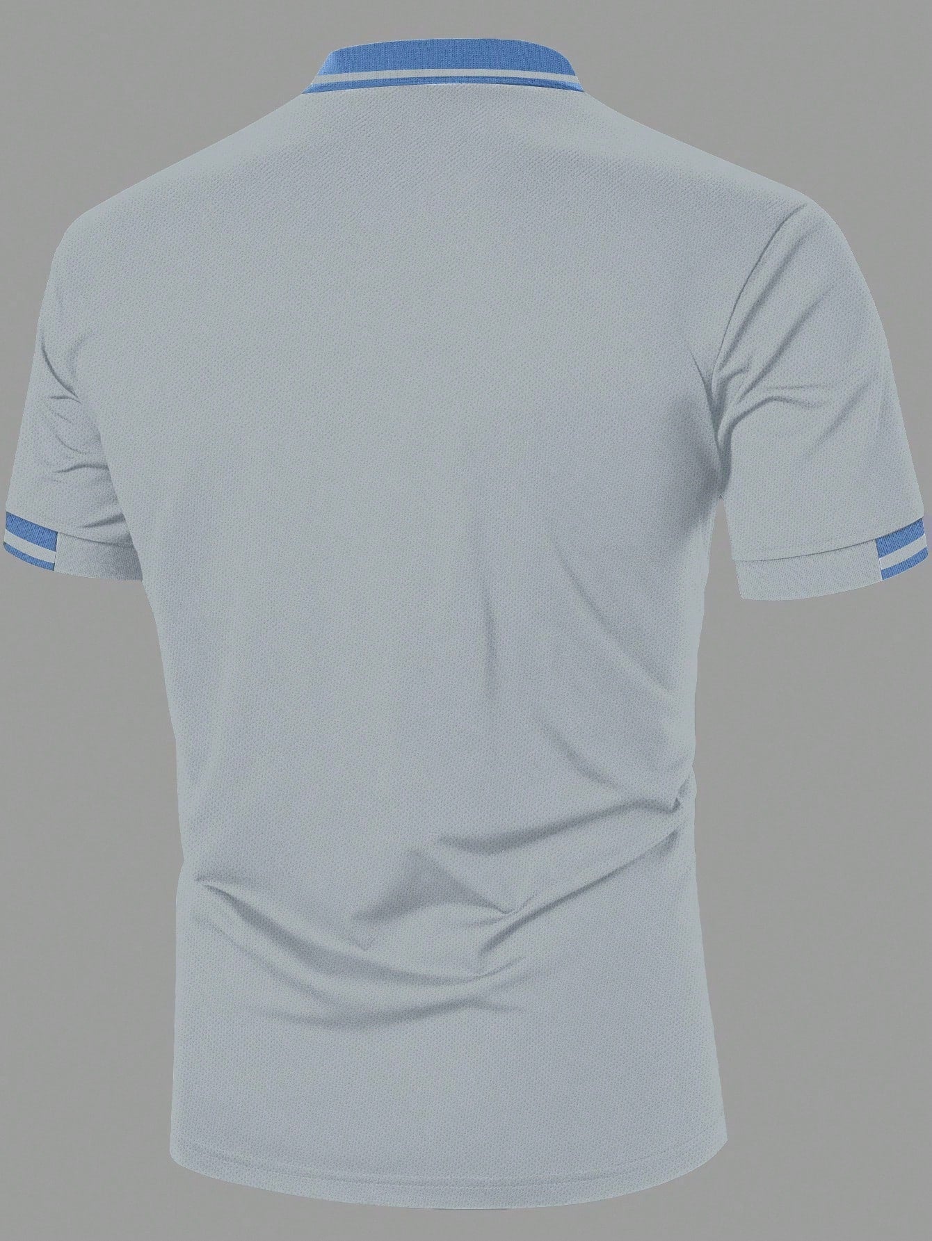 Camisa Polo Masculina Detalhe Contrastante Textura Fina Camisa Polo Masculina Detalhe Contrastante Textura Fina