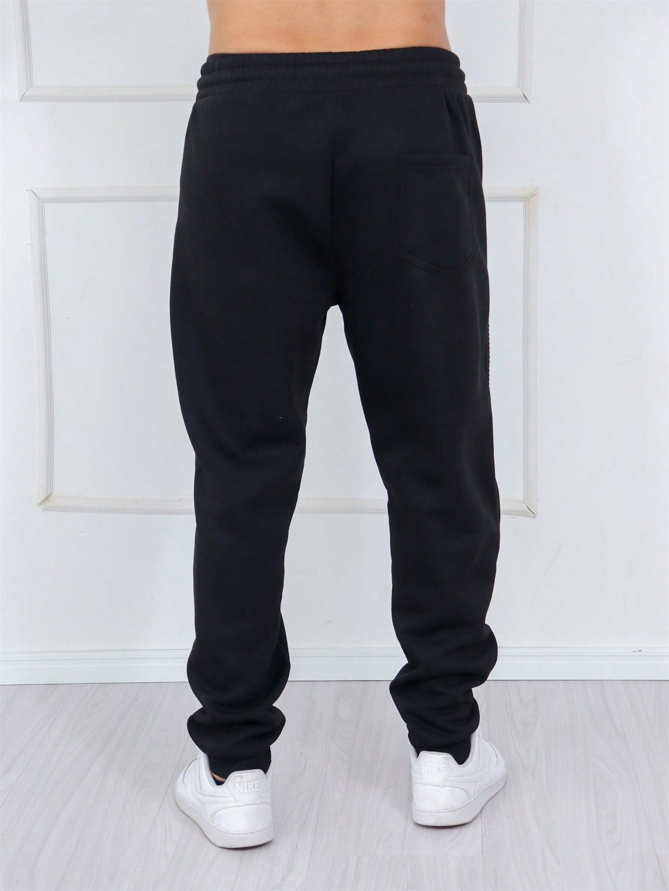 Calça Masculina Jogger Com Zíper E Design Confortável Calça Masculina Jogger Com Zíper E Design Confortável