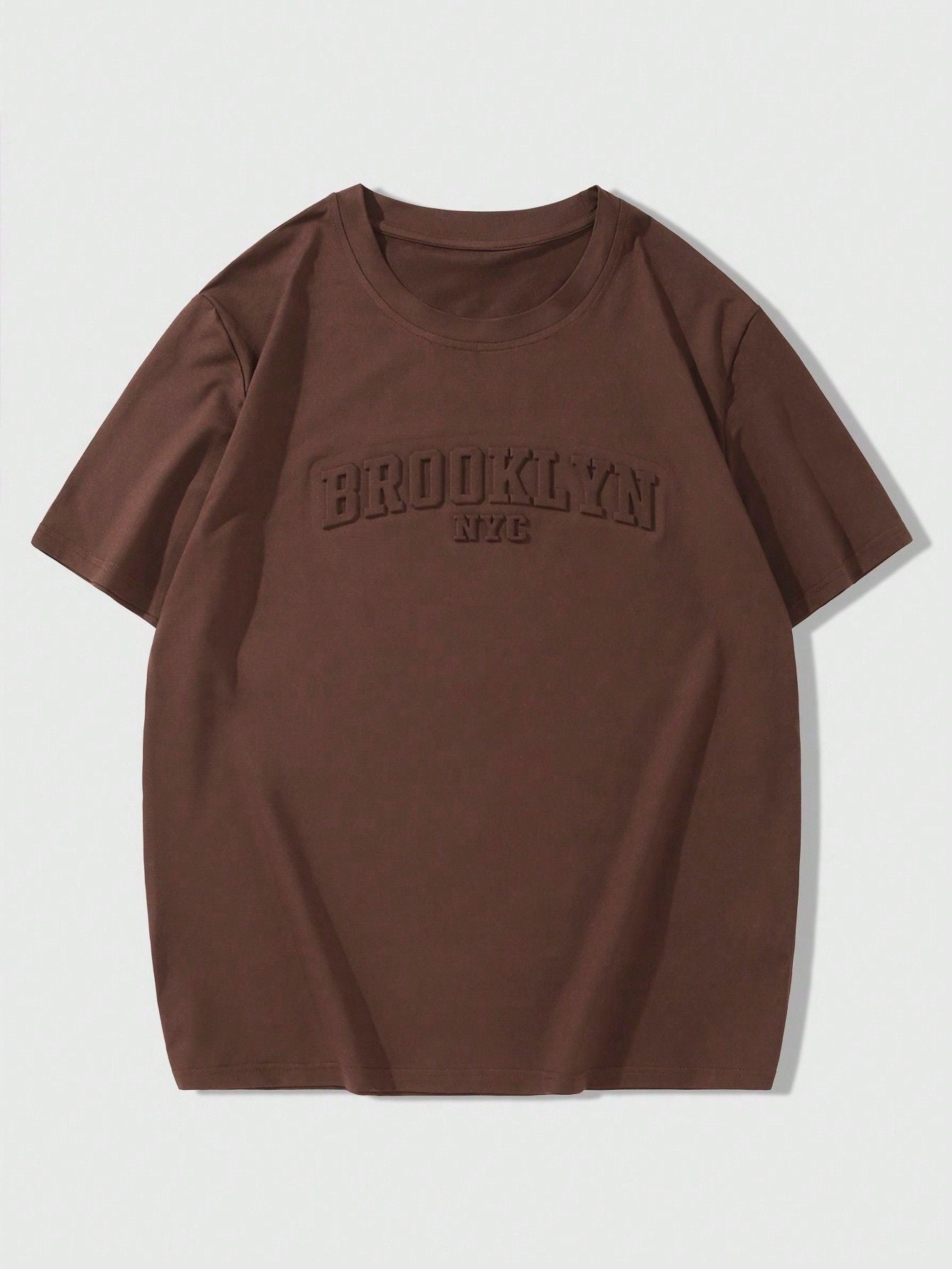 Camisa Masculina Oversized Estampa Brooklyn Nyc Camisa Masculina Oversized Estampa Brooklyn Nyc