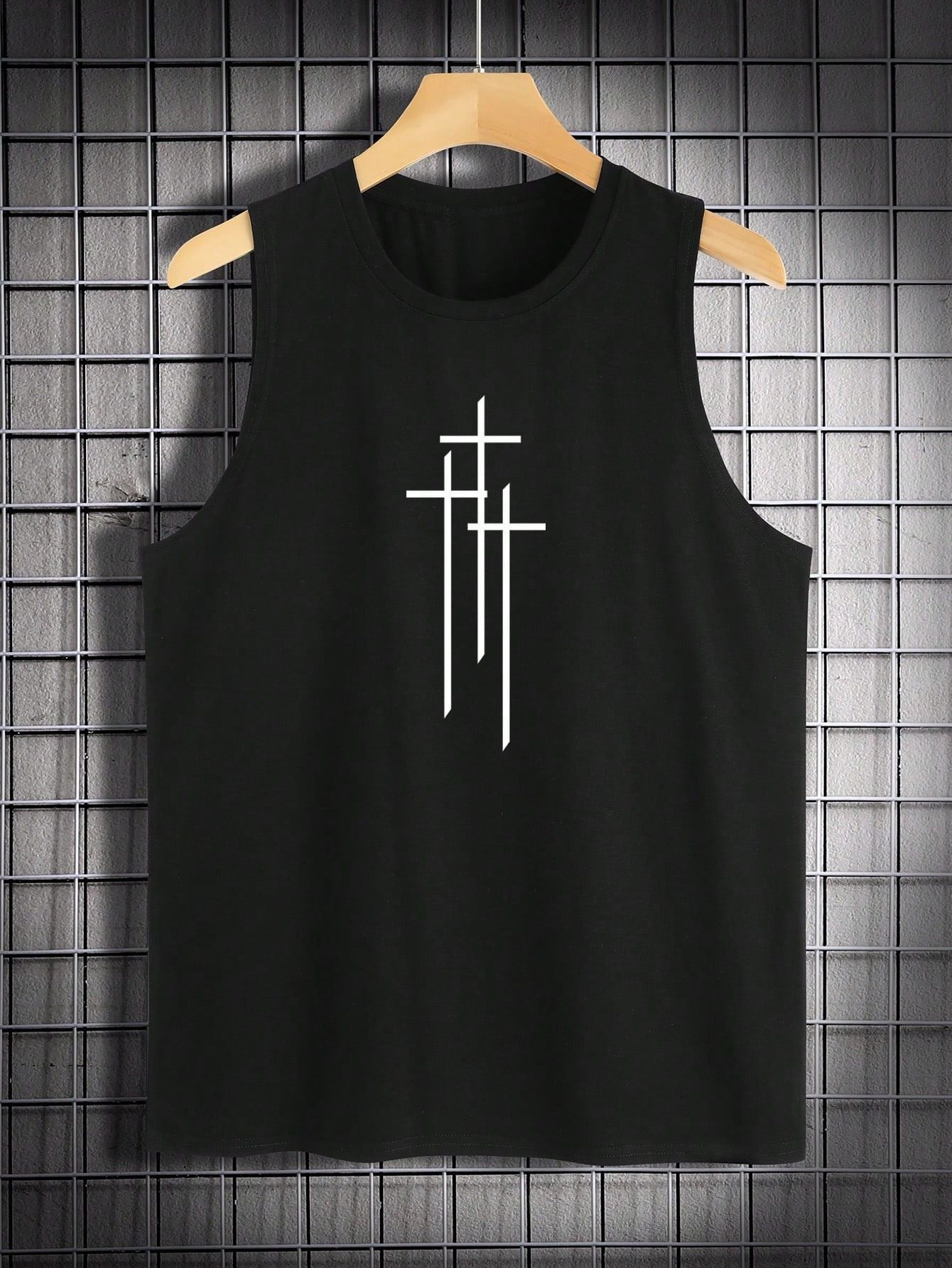 Camiseta Regata Masculina Casual Estampa Divertida Fitness Camiseta Regata Masculina Casual Estampa Divertida Fitness