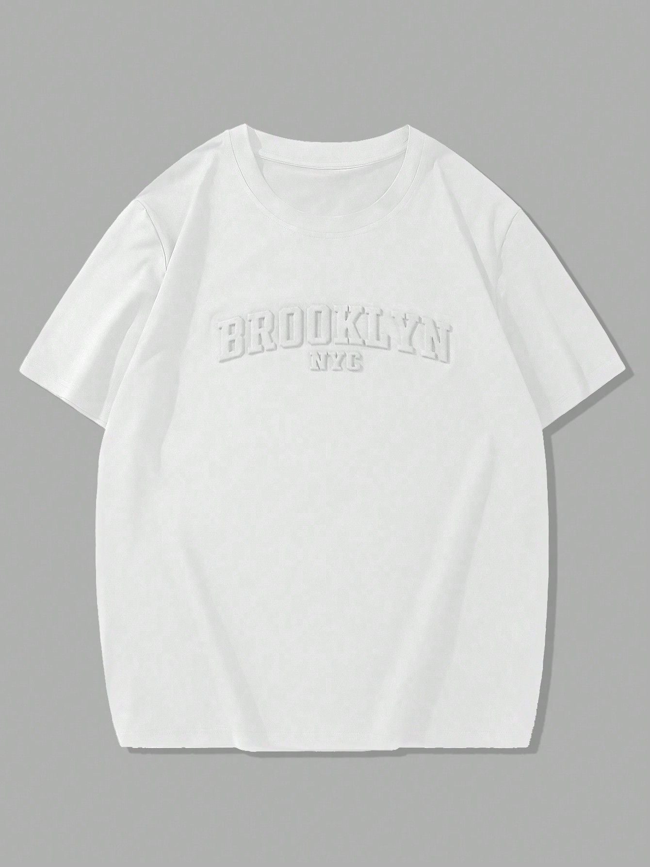 Camisa Masculina Oversized Estampa Brooklyn Nyc Camisa Masculina Oversized Estampa Brooklyn Nyc