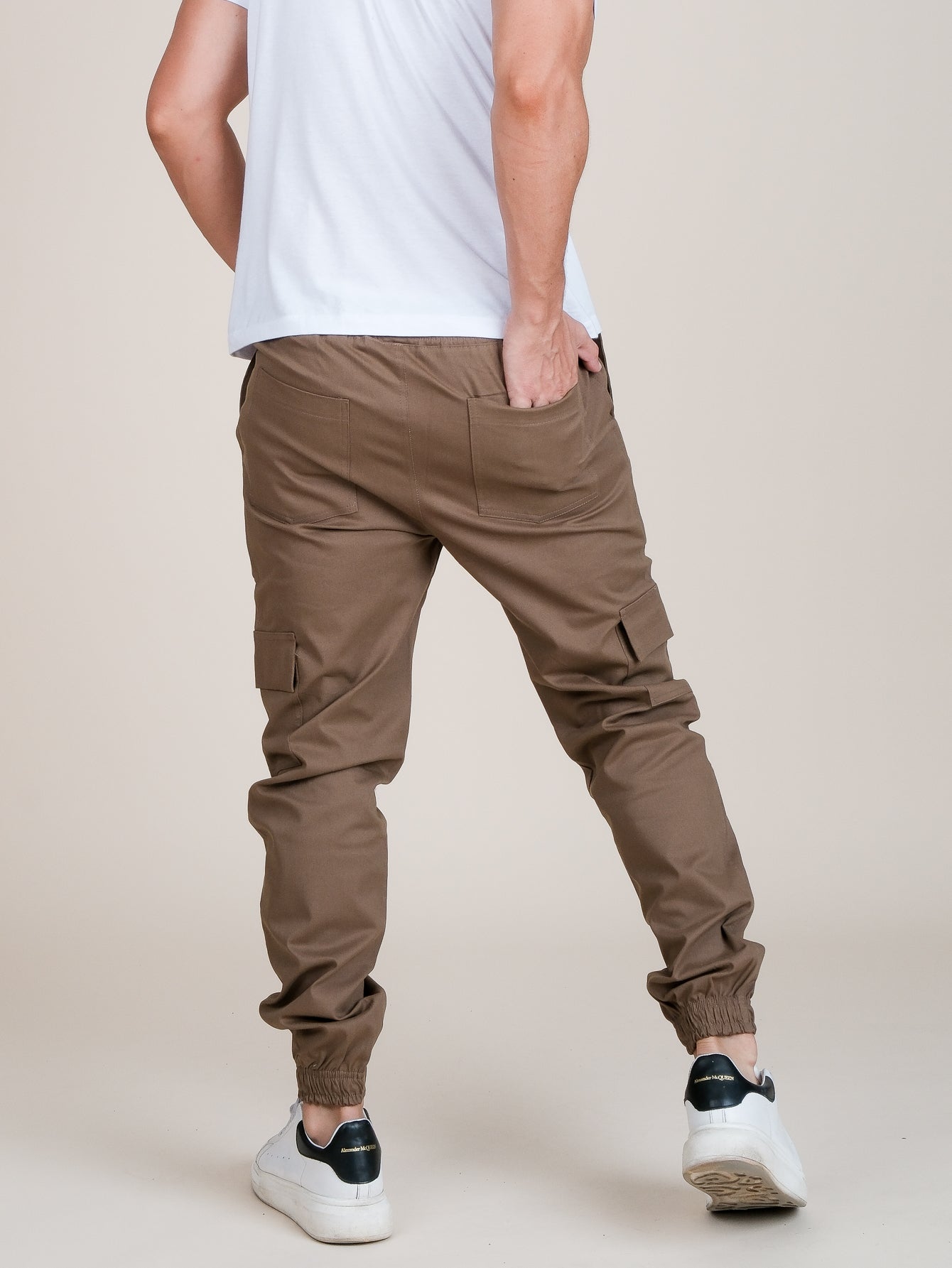 Calça Masculina Jogger Casual Com Ajuste Na Cintura Calça Masculina Jogger Casual Com Ajuste Na Cintura