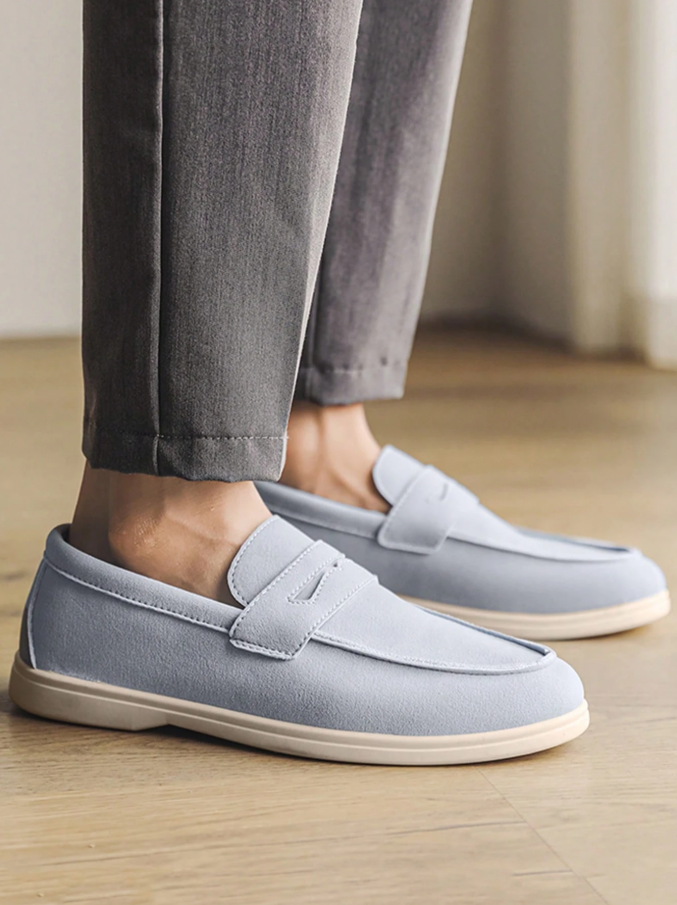 Mocassim Masculino Casual Moderno Solado Confortável Mocassim Masculino Casual Elegante Com Detalhe Metálico