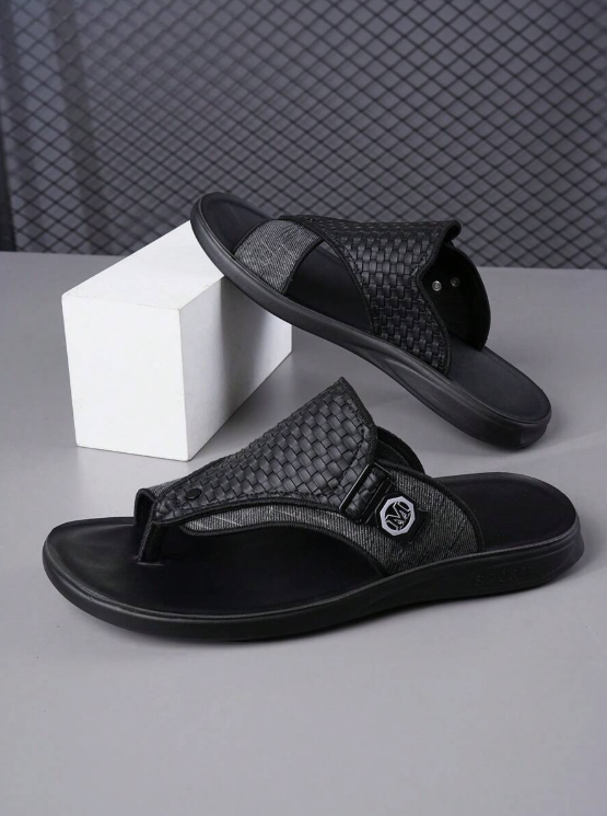 Chinelo Masculino Casual Estilo Listrado Leve e Versátil Chinelo Masculino Casual Estilo Listrado Leve e Versátil