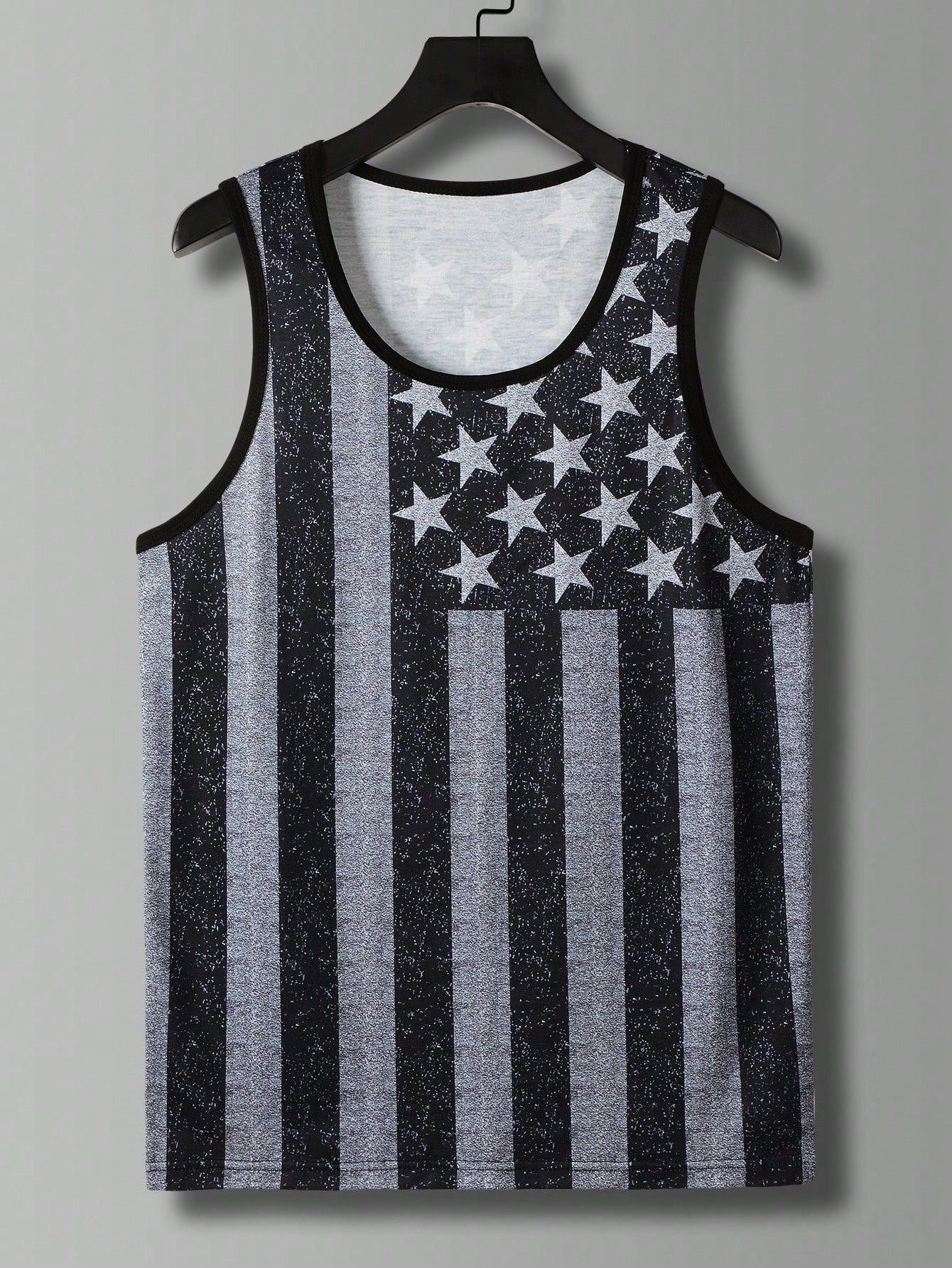 Camiseta Regata Masculina Estampa Da Bandeira Americana Camiseta Regata Masculina Estampa Da Bandeira Americana