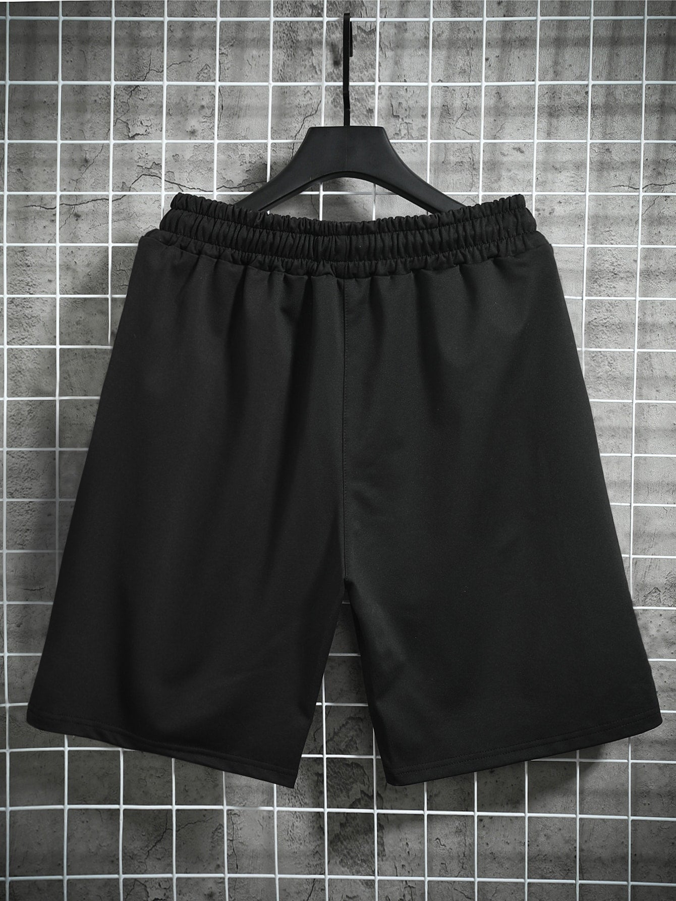 Shorts Masculino Estampado Com Estilo Anime E Cintura Ajustável Shorts Masculino Estampado Com Estilo Anime E Cintura