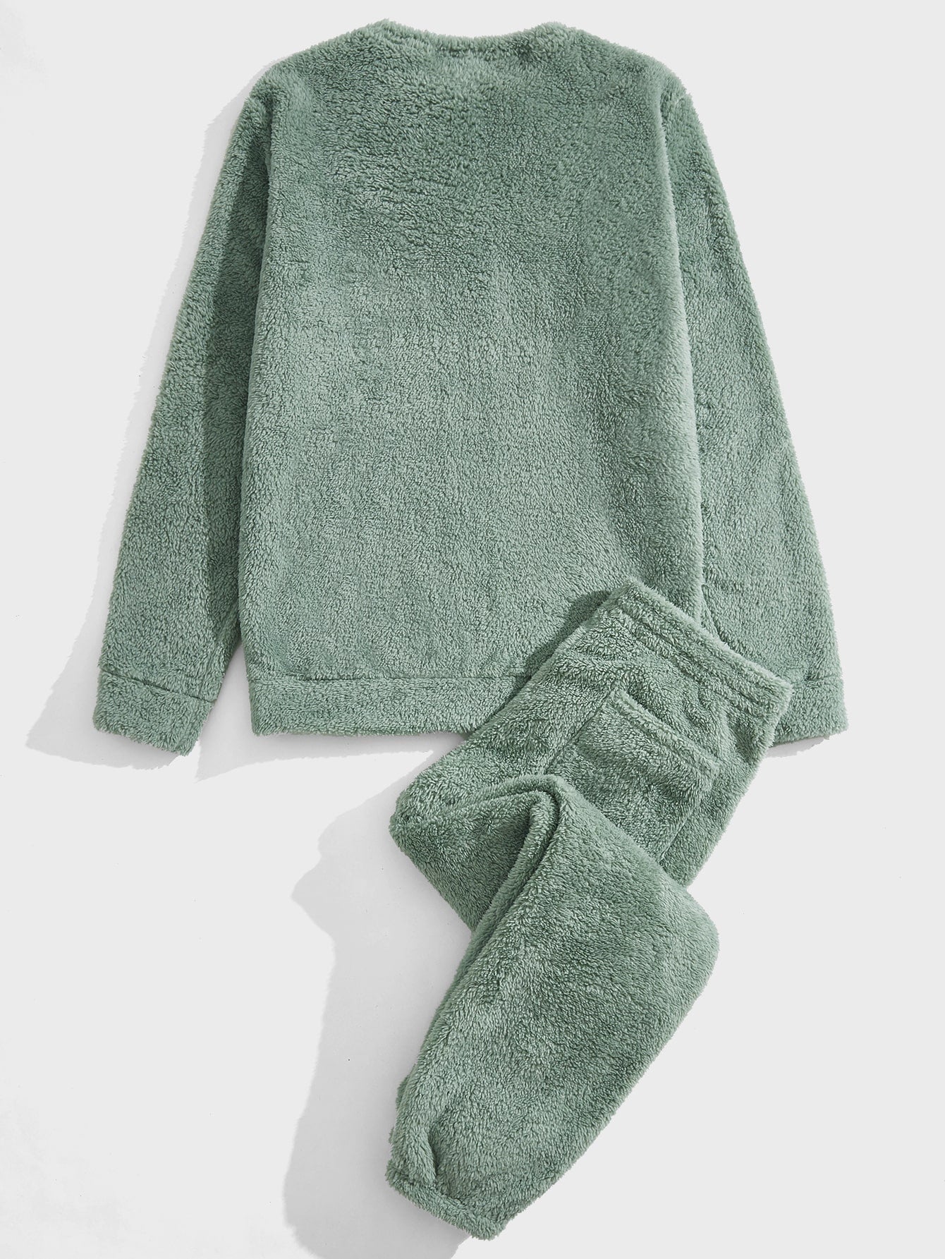 Conjunto Masculino Peluciado Térmico Com Elasticidade Alta Conjunto Masculino Moletom Estampa Asas Com Capuz