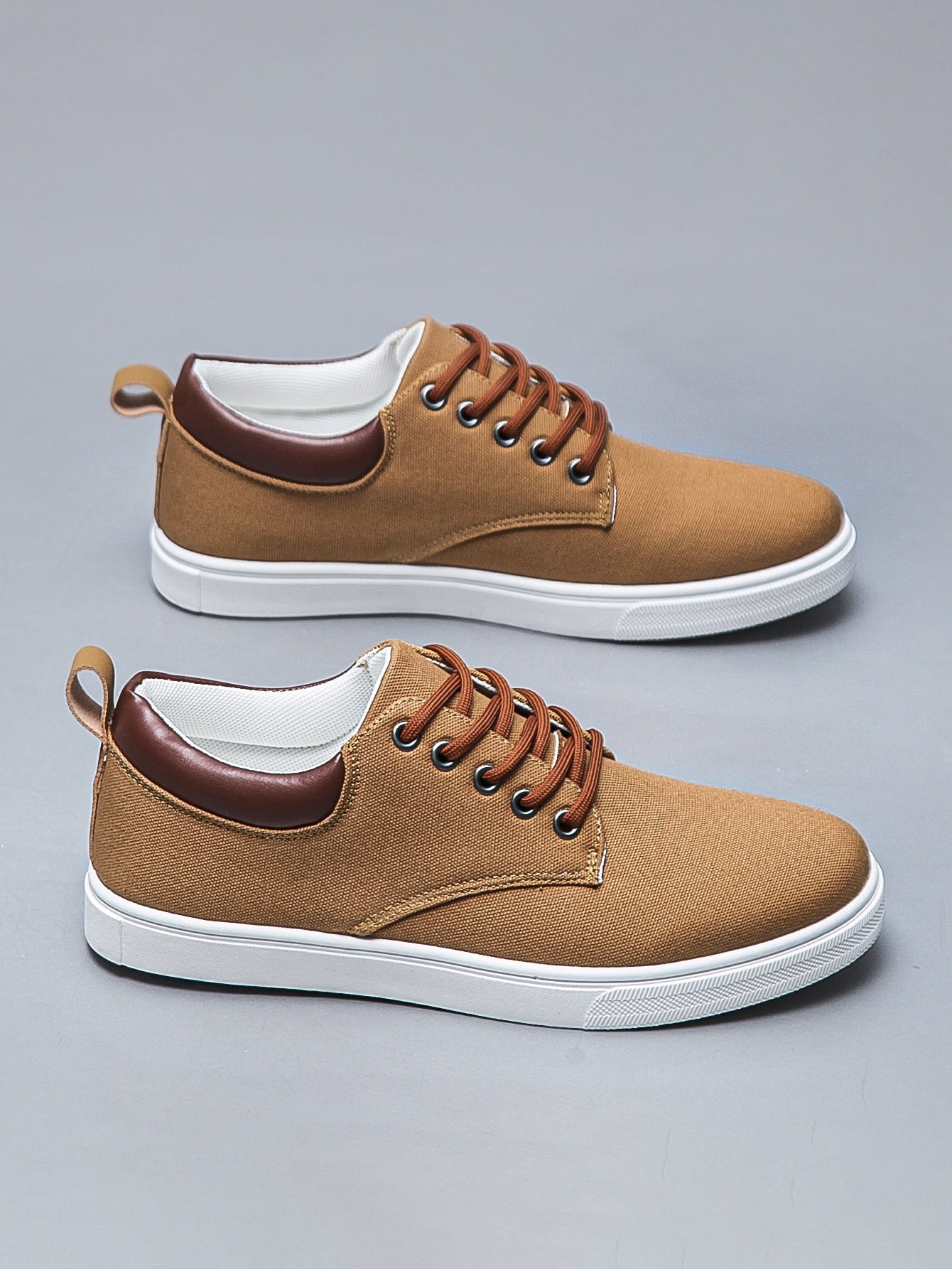 Tênis Masculino Slip On Casual Leve Estilo Urbano Marrom / 36 Tênis Masculino Slip On Casual Leve Estilo Urbano