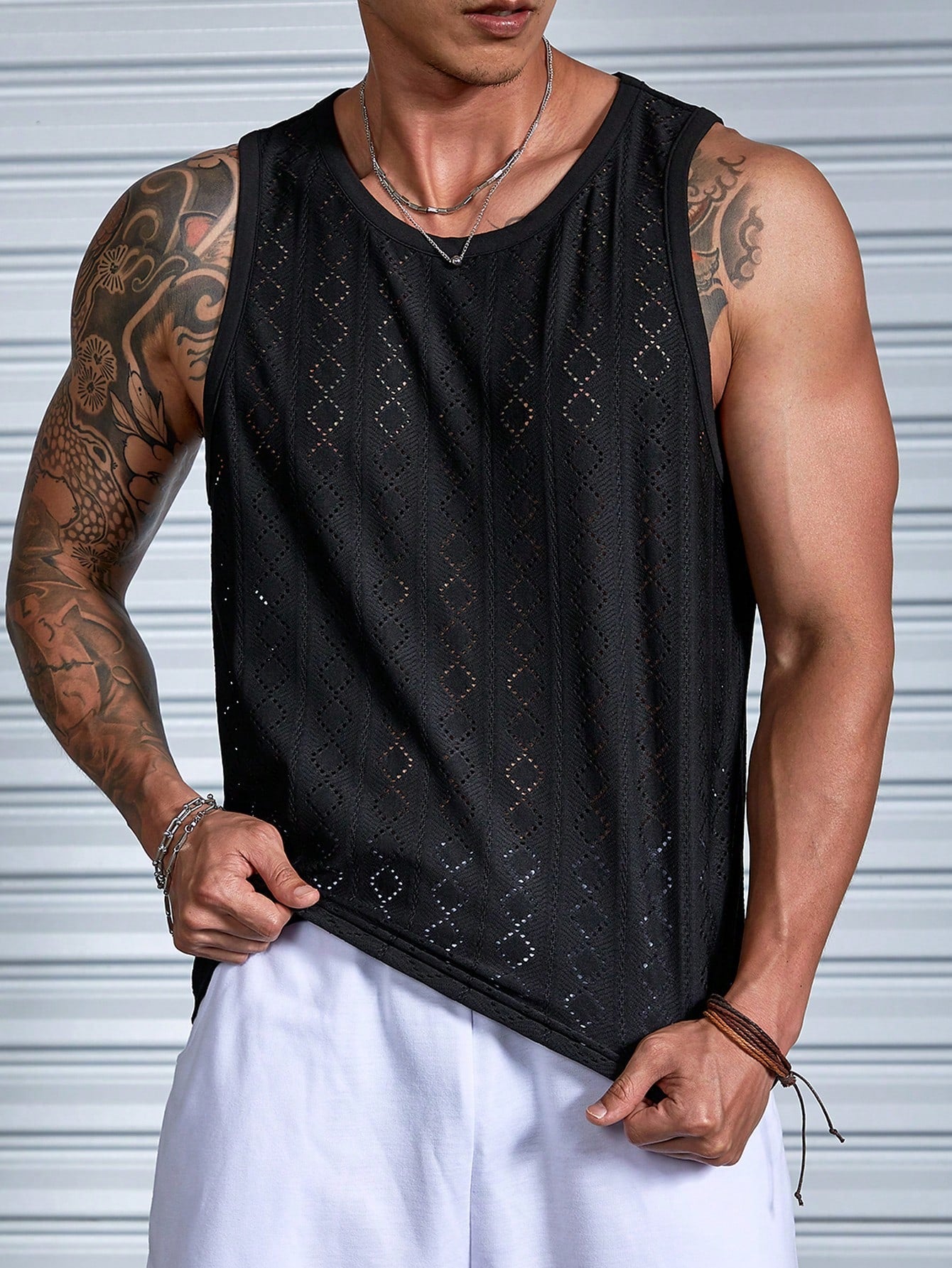 Camiseta Regata Masculina Básica Gola Careca Design Clean Camiseta Regata Masculina Básica Gola Careca Design Clean