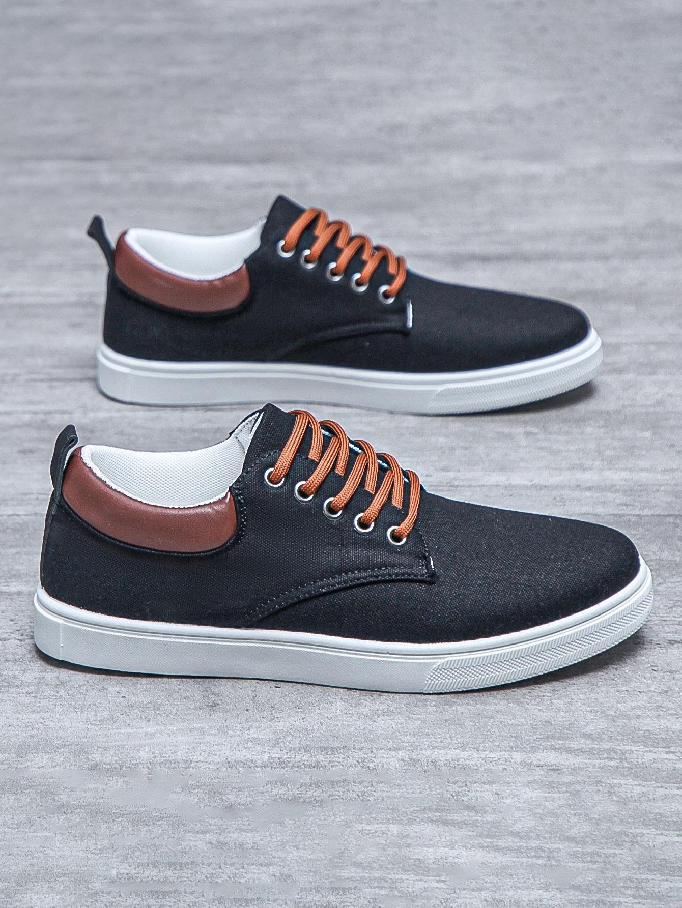 Tênis Masculino Slip On Casual Street Antiderrapante Versátil Preto / 36 Tênis Masculino Slip On Casual Street