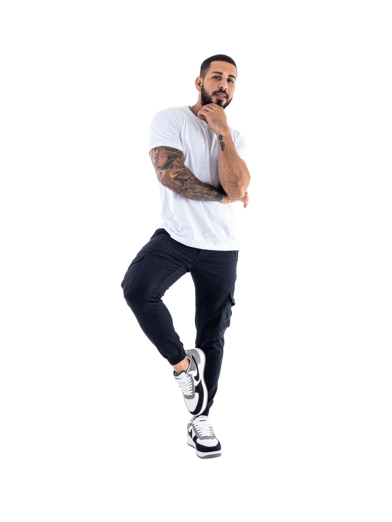 Calça Masculina Jeans Slim Fit Com Lavagem Média E Estilo Casual Preto / PP Calça Masculina Jeans Slim Fit Com Lavagem