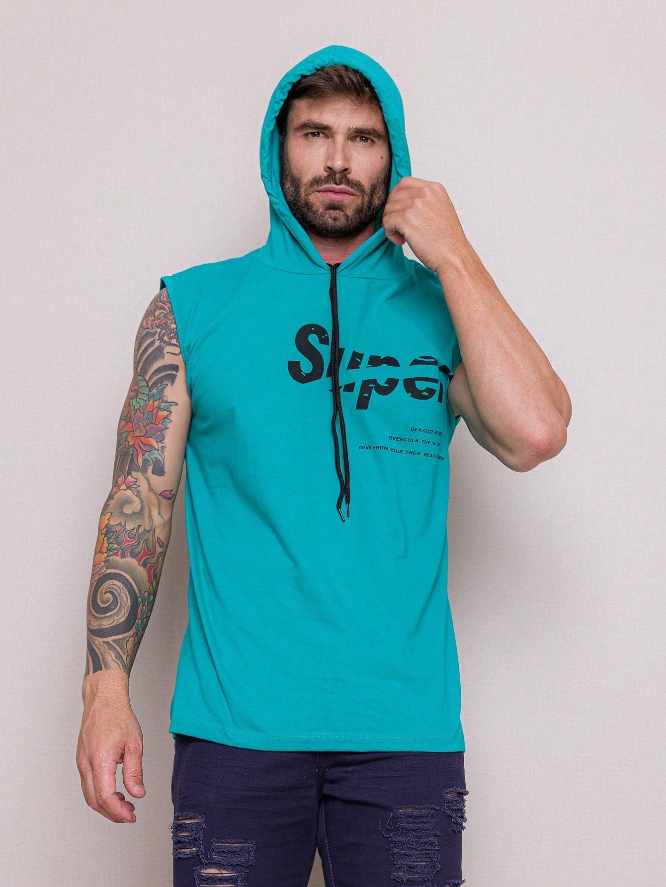 Camiseta Regata Masculina Slim Corte Ajustado Design Moderno Camiseta Regata Masculina Slim Corte Ajustado Design