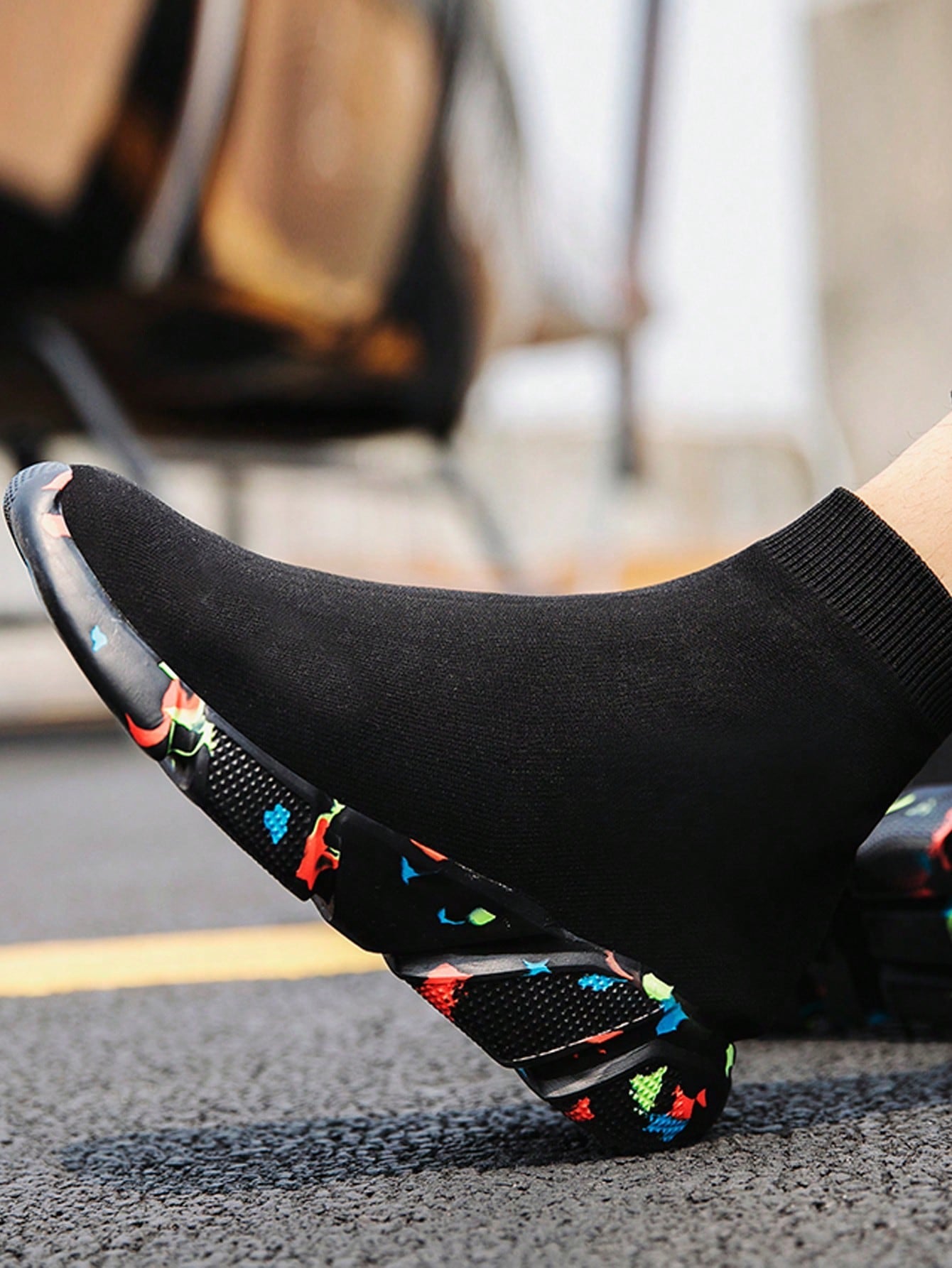 Tênis Masculino Casual Slip Resistant Amortecimento Médio Top Tênis Masculino Casual Slip Resistant Amortecimento Médio