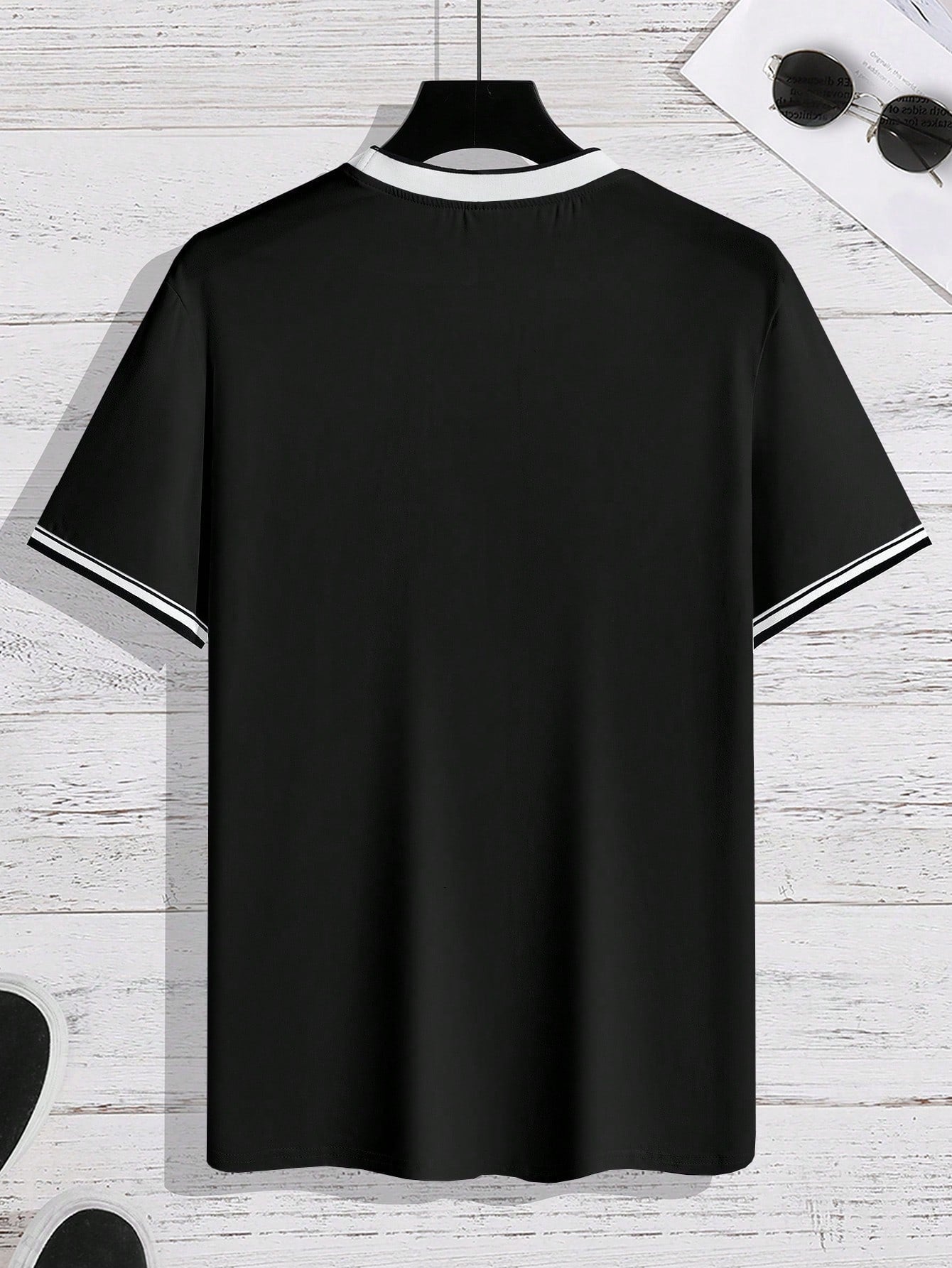 Camisa Masculina Slim Detalhes Na Gola Manga Camisa Masculina Slim Detalhes Na Gola Manga