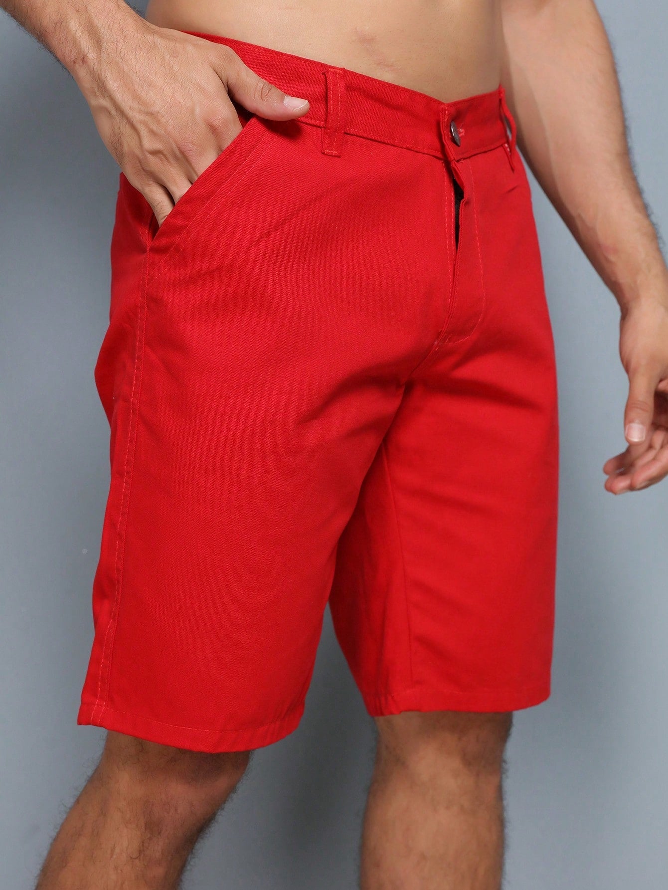 Shorts Masculino Casual Com Faixa Lateral Estilizada Shorts Masculino Casual Com Faixa Lateral Estilizada